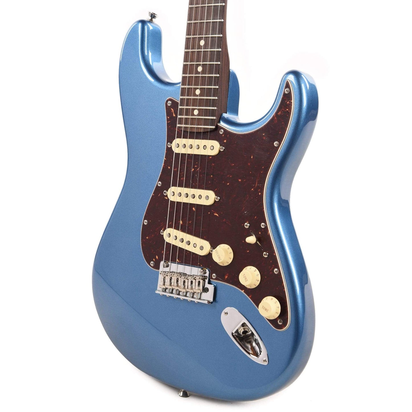 Fender American Professional II Stratocaster Rosewood Neck Lake Placid Blue w/Custom Shop Fat '50s Pickups Electric Guitars / Solid Body