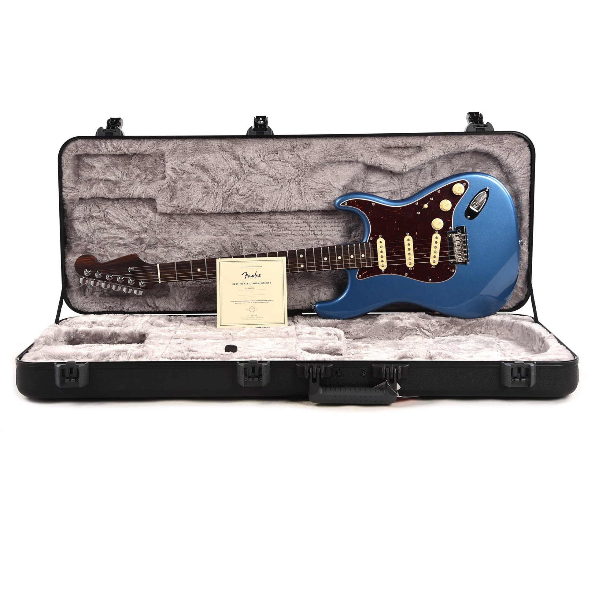 Fender American Professional II Stratocaster Rosewood Neck Lake Placid Blue w/Custom Shop Fat '50s Pickups Electric Guitars / Solid Body