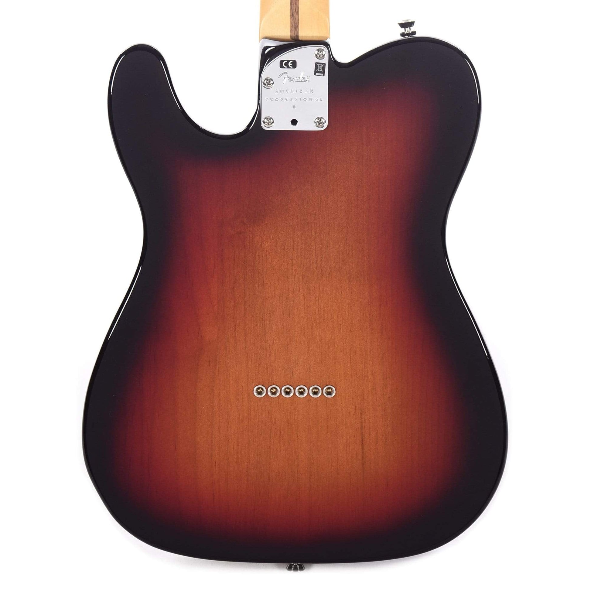 Fender American Professional II Telecaster 3-Tone Sunburst Electric Guitars / Solid Body