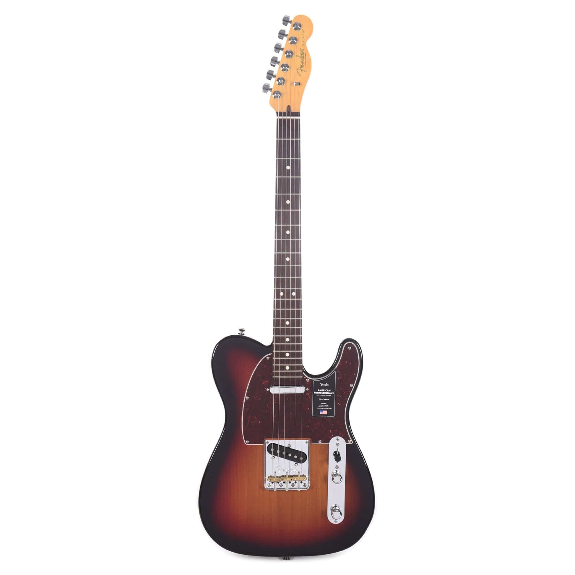 Fender American Professional II Telecaster 3-Tone Sunburst Electric Guitars / Solid Body