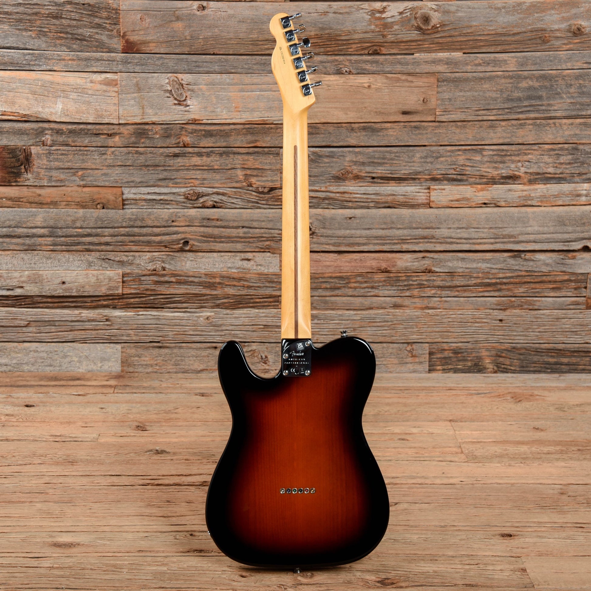 Fender American Professional II Telecaster 3-Tone Sunburst Electric Guitars / Solid Body