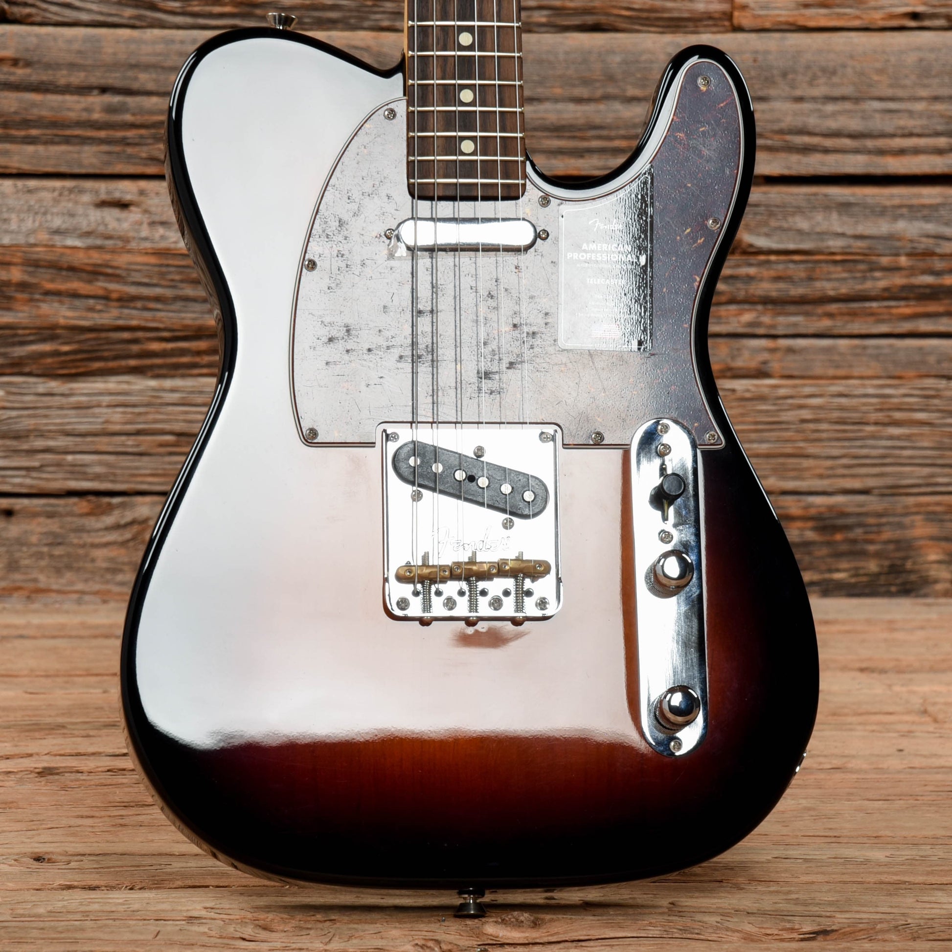 Fender American Professional II Telecaster 3-Tone Sunburst Electric Guitars / Solid Body