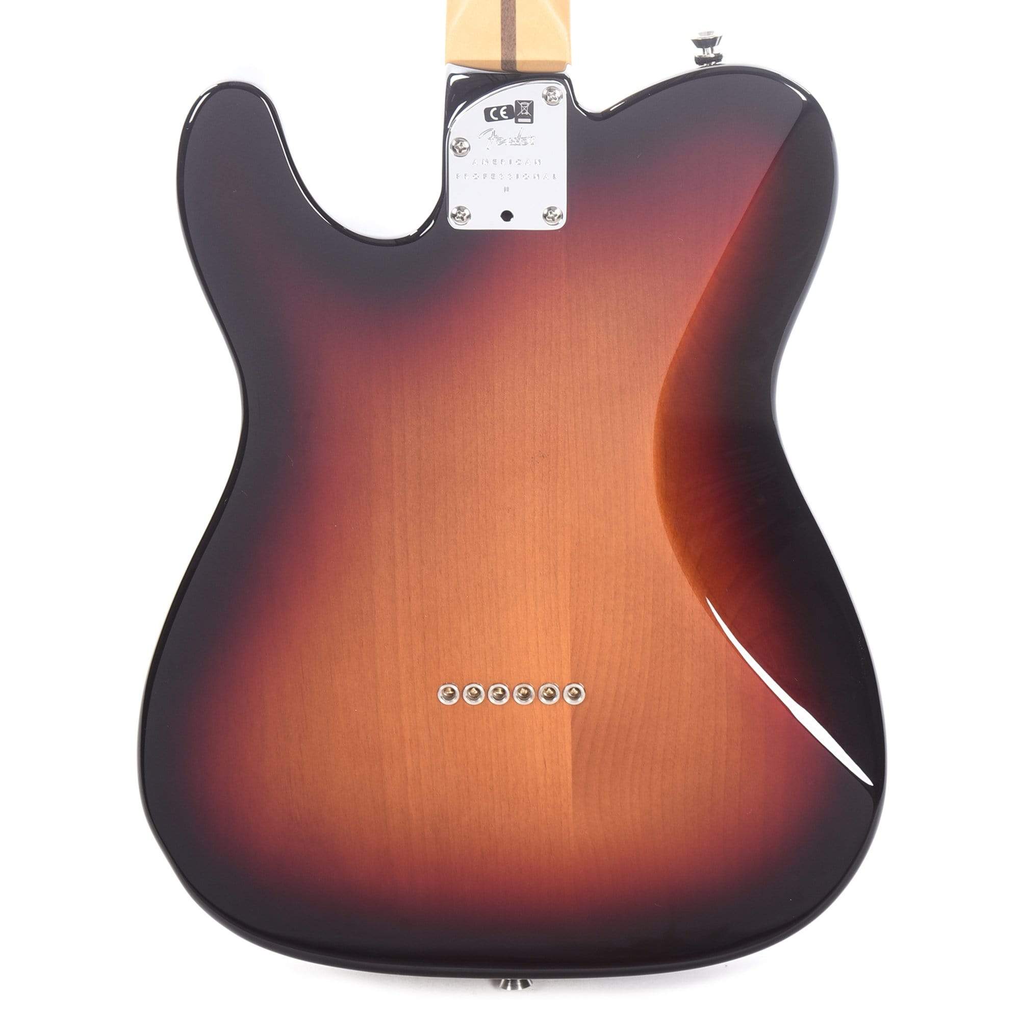 Fender American Professional II Telecaster Deluxe 3-Tone Sunburst Electric Guitars / Solid Body