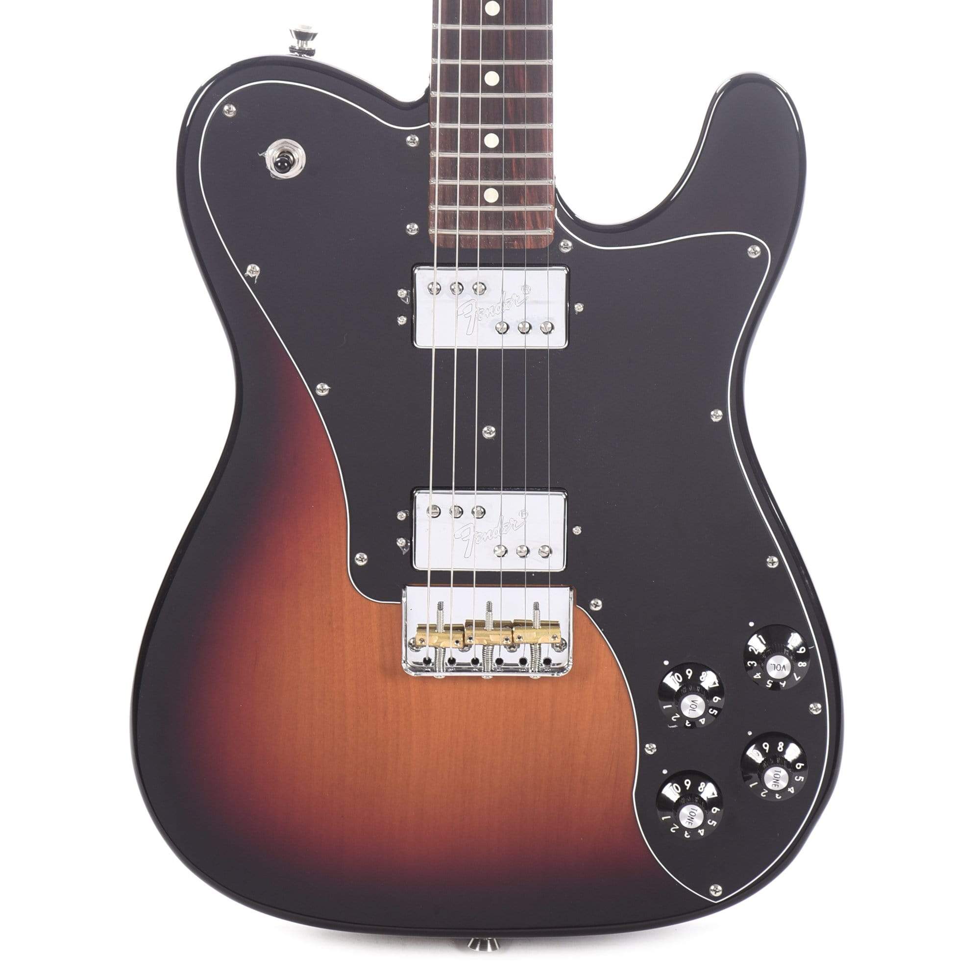 Fender American Professional II Telecaster Deluxe 3-Tone Sunburst Electric Guitars / Solid Body