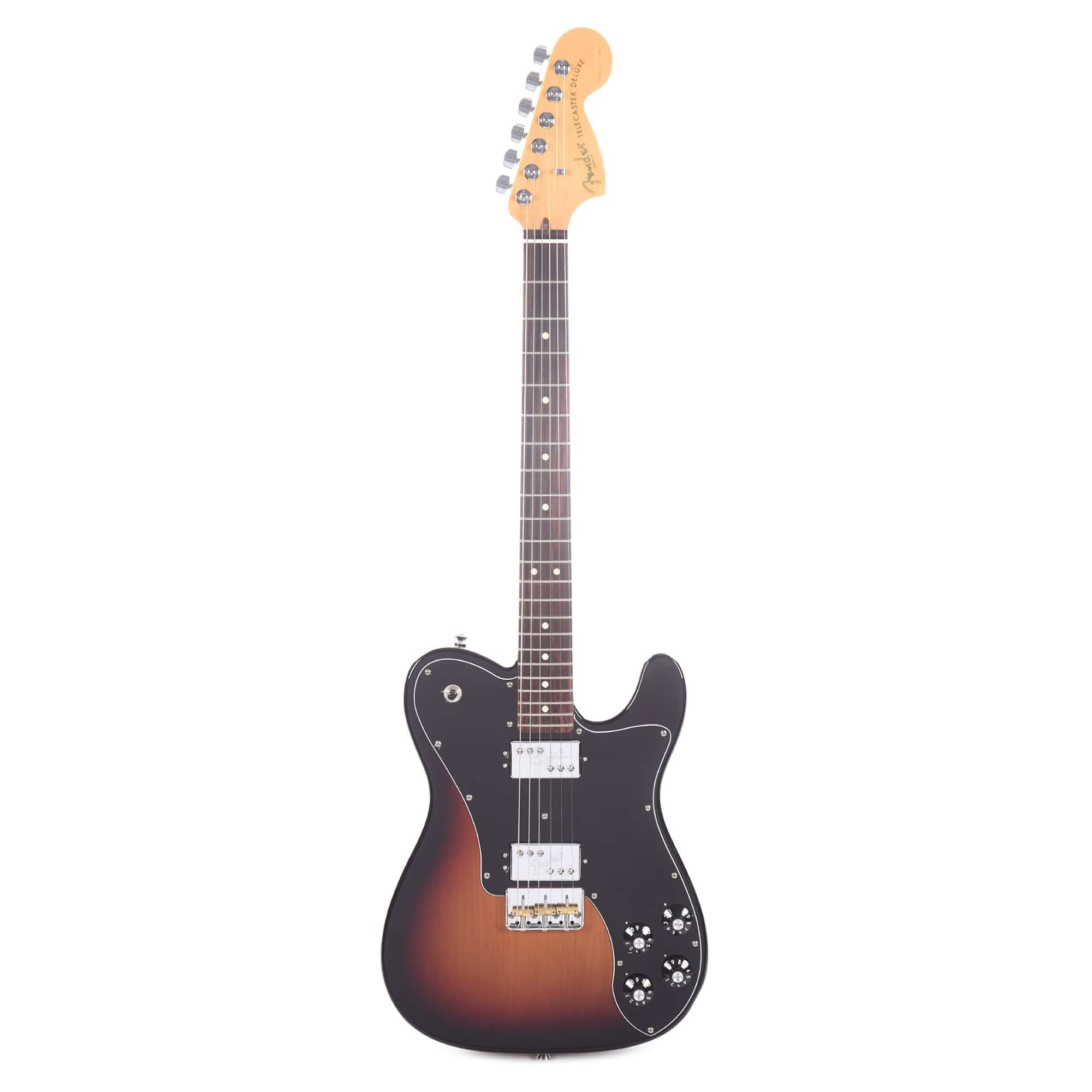 Fender American Professional II Telecaster Deluxe 3-Tone Sunburst Electric Guitars / Solid Body