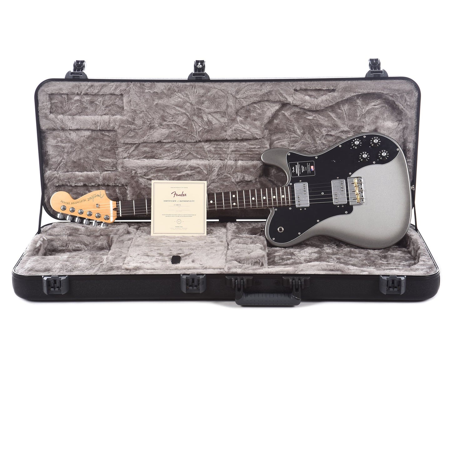 Fender American Professional II Telecaster Deluxe Mercury Electric Guitars / Solid Body