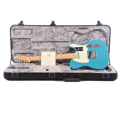 Fender American Professional II Telecaster Miami Blue Electric Guitars / Solid Body