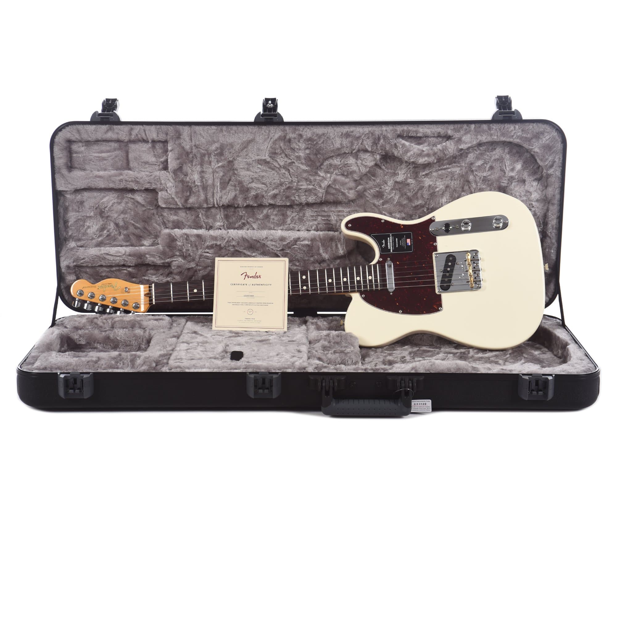 Fender American Professional II Telecaster Olympic White Electric Guitars / Solid Body