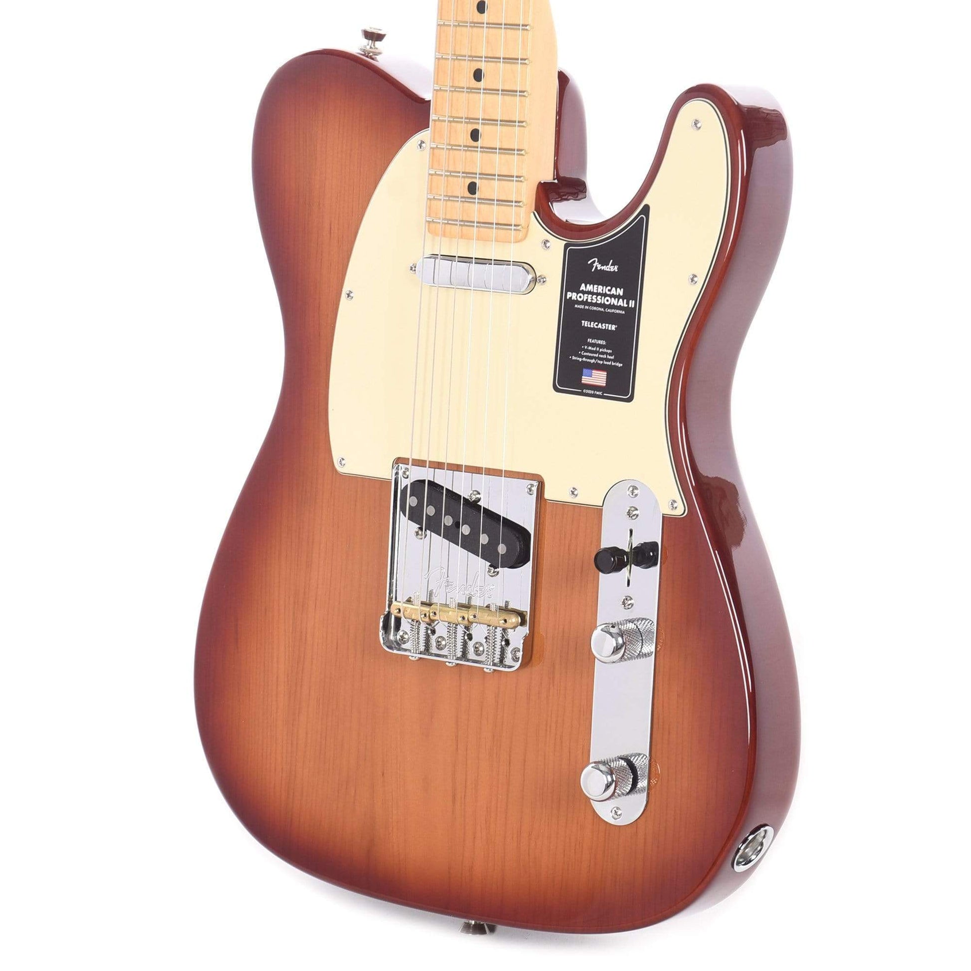 Fender American Professional II Telecaster Sienna Sunburst Electric Guitars / Solid Body