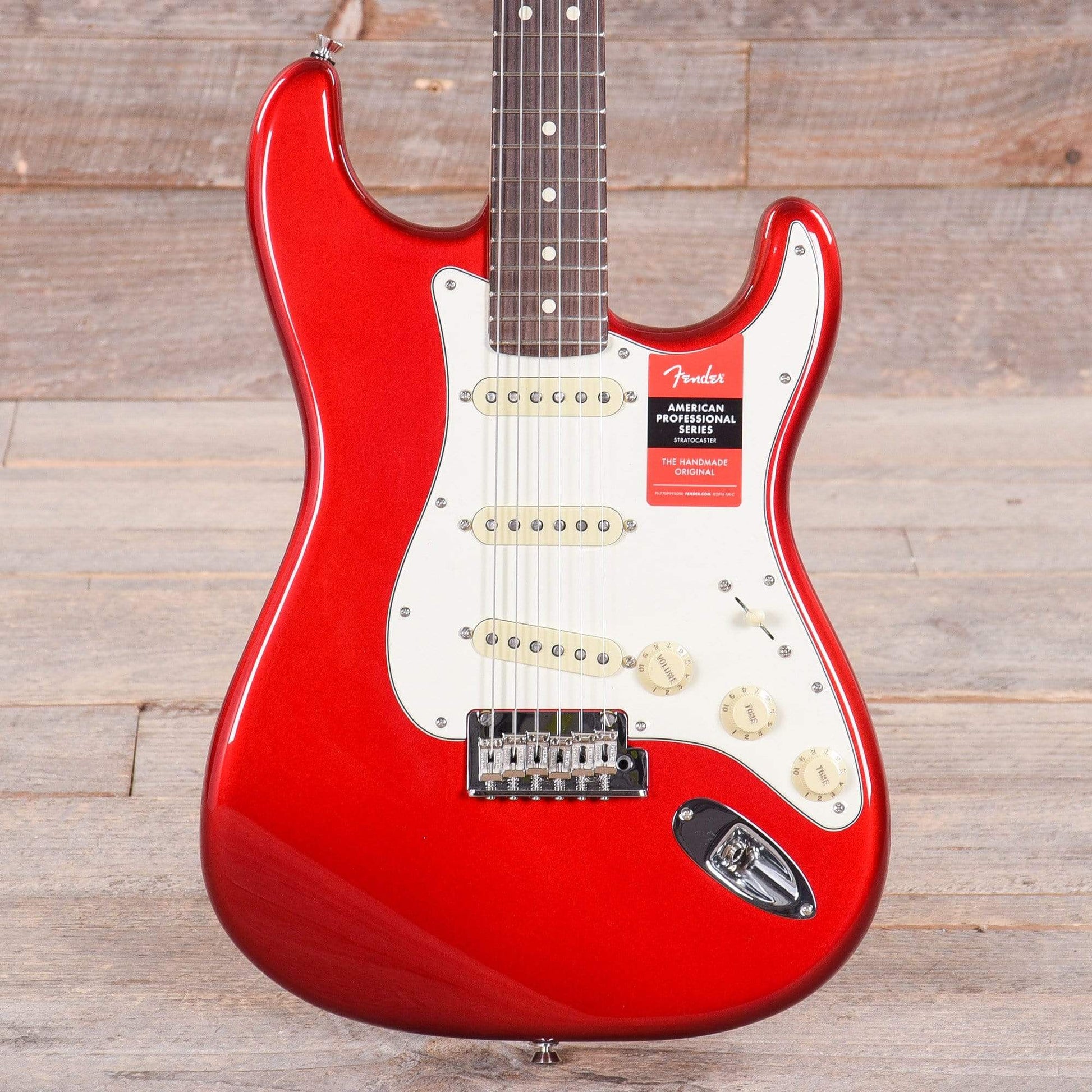 Fender American Professional Stratocaster Candy Apple Red Electric Guitars / Solid Body