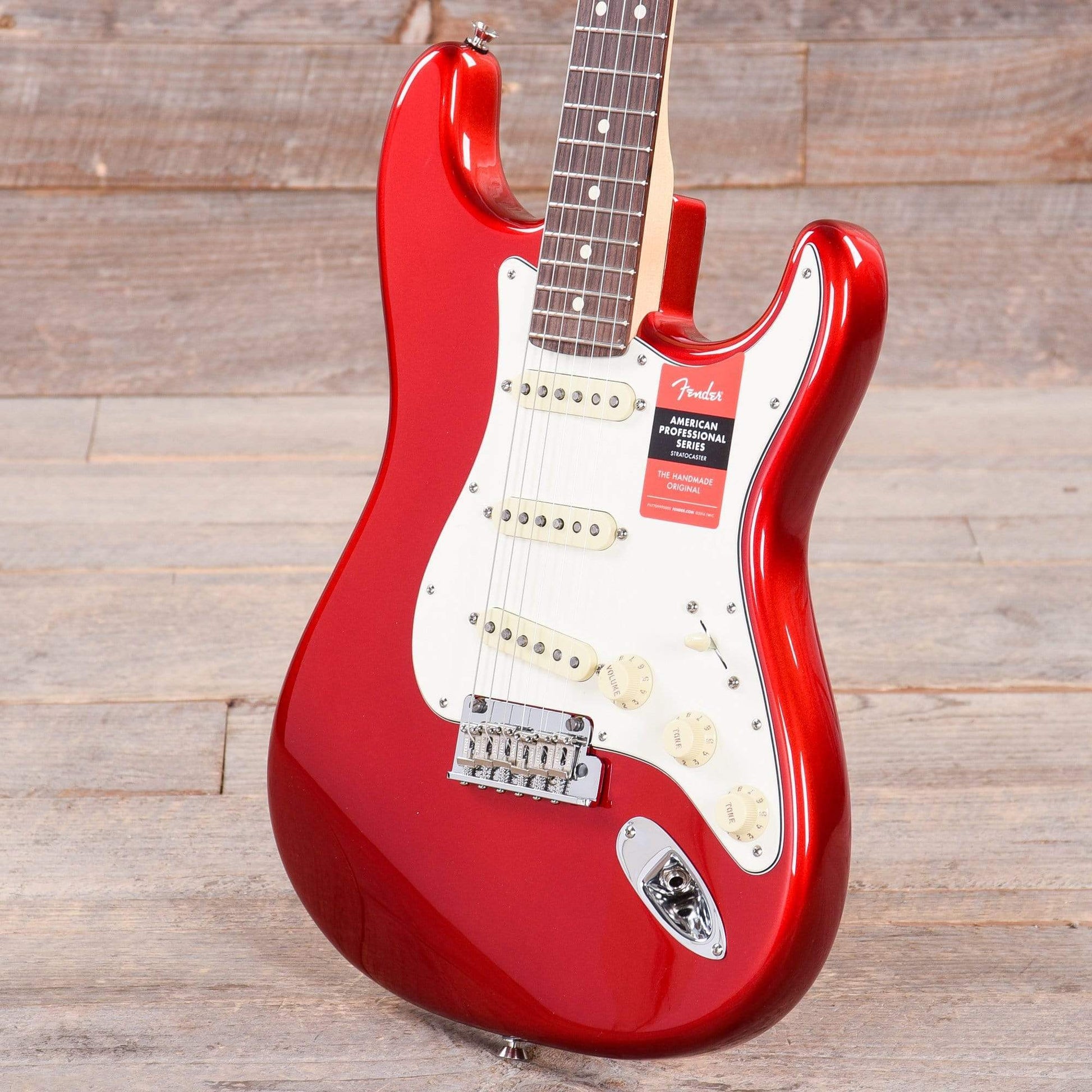 Fender American Professional Stratocaster Candy Apple Red Electric Guitars / Solid Body