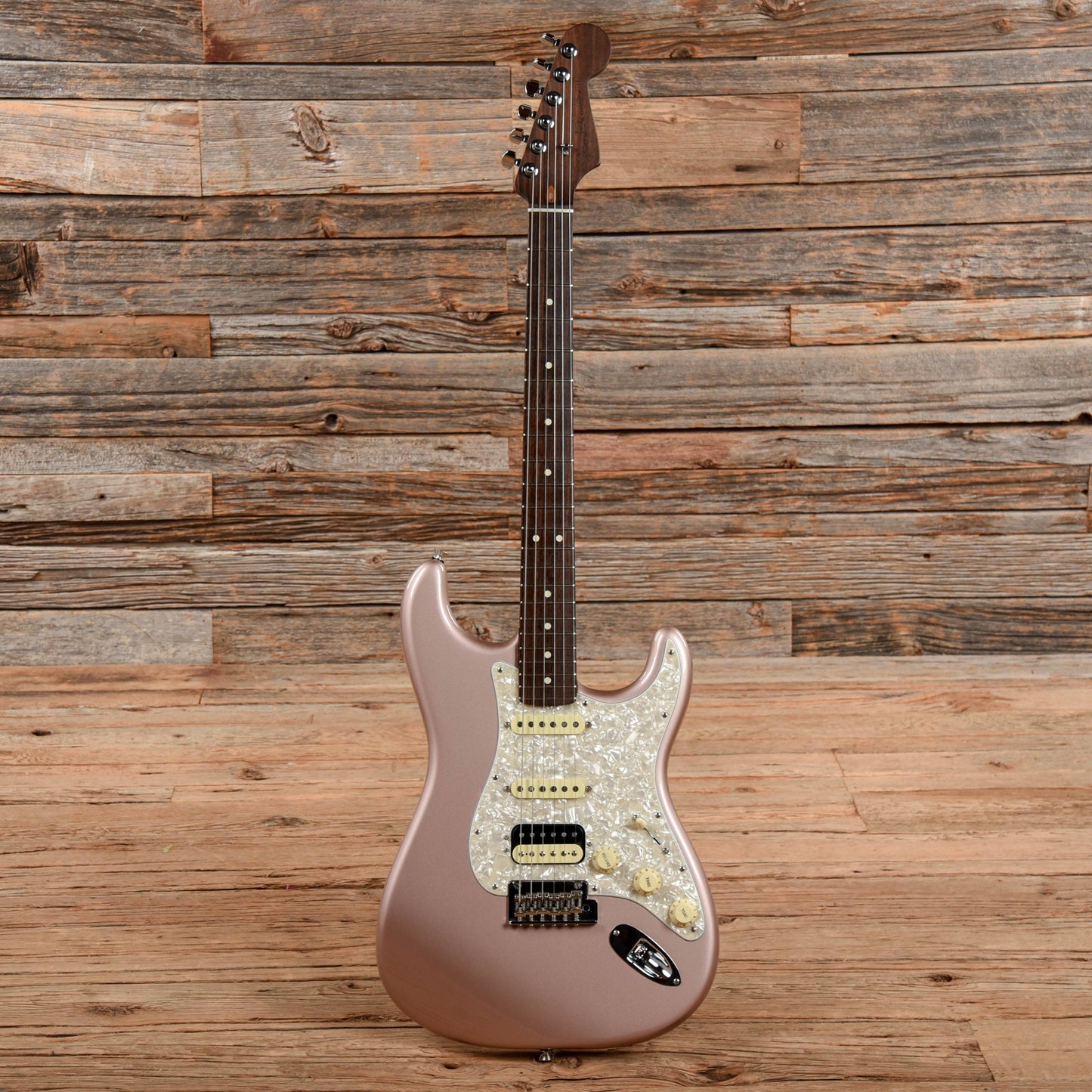 Fender American Professional Stratocaster HSS Limited Edition Rosewood Neck Rose Gold 2018 Electric Guitars / Solid Body