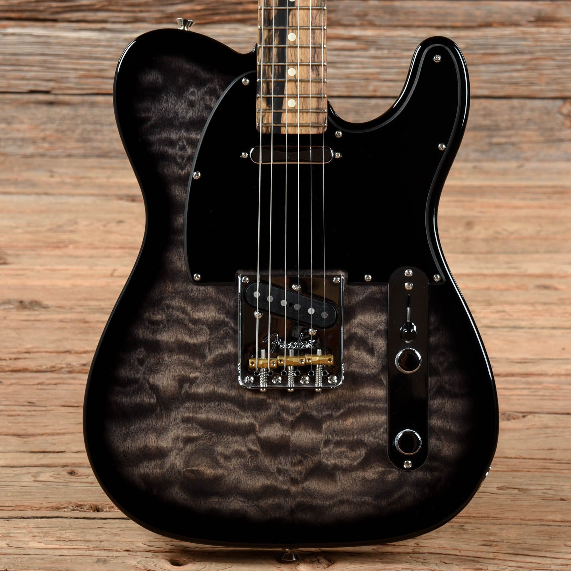 Fender American QMT Telecaster with Pale Moon Ebony Fretboard Transpar –  Chicago Music Exchange