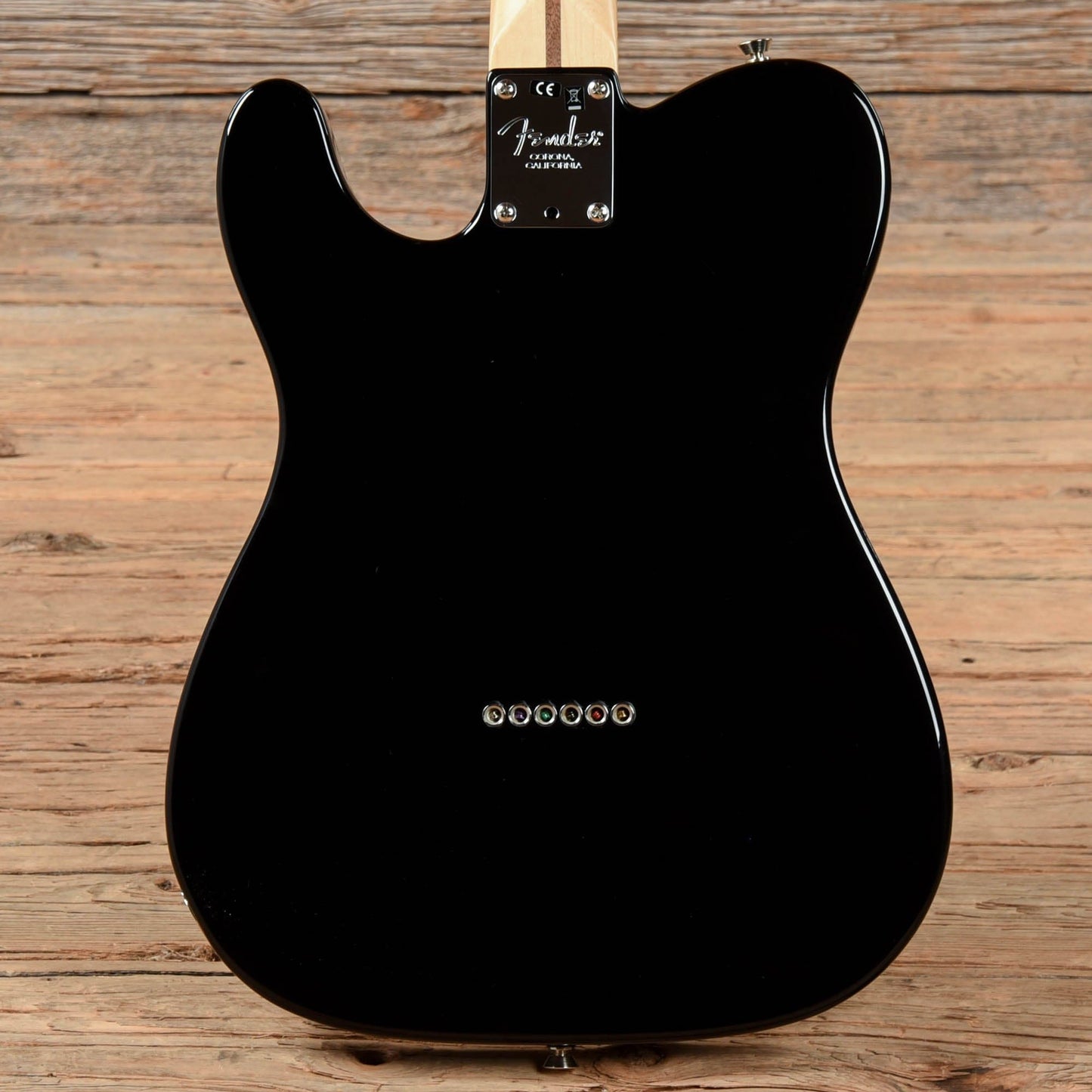 Fender American QMT Telecaster with Pale Moon Ebony Fretboard Transparent Black 2019 Electric Guitars / Solid Body