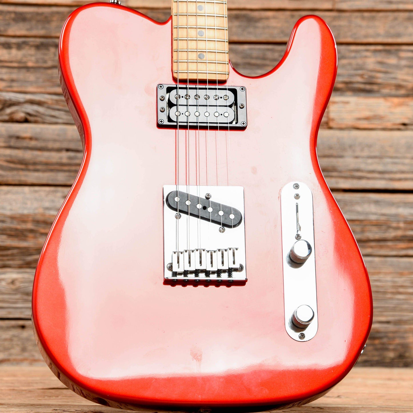 Fender American Series Telecaster HS Chrome Red 2003 Electric Guitars / Solid Body