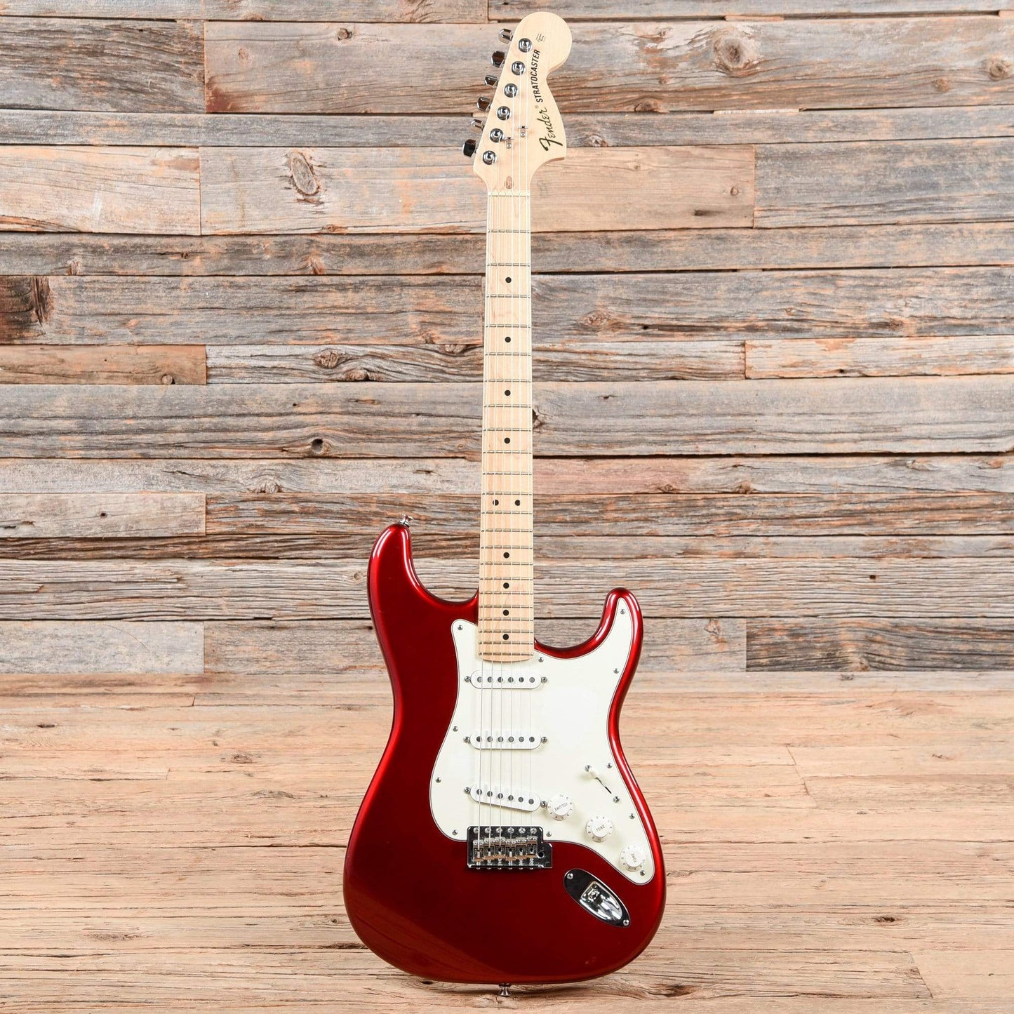 Fender American Special Stratocaster Chrome Red 2009 Electric Guitars / Solid Body