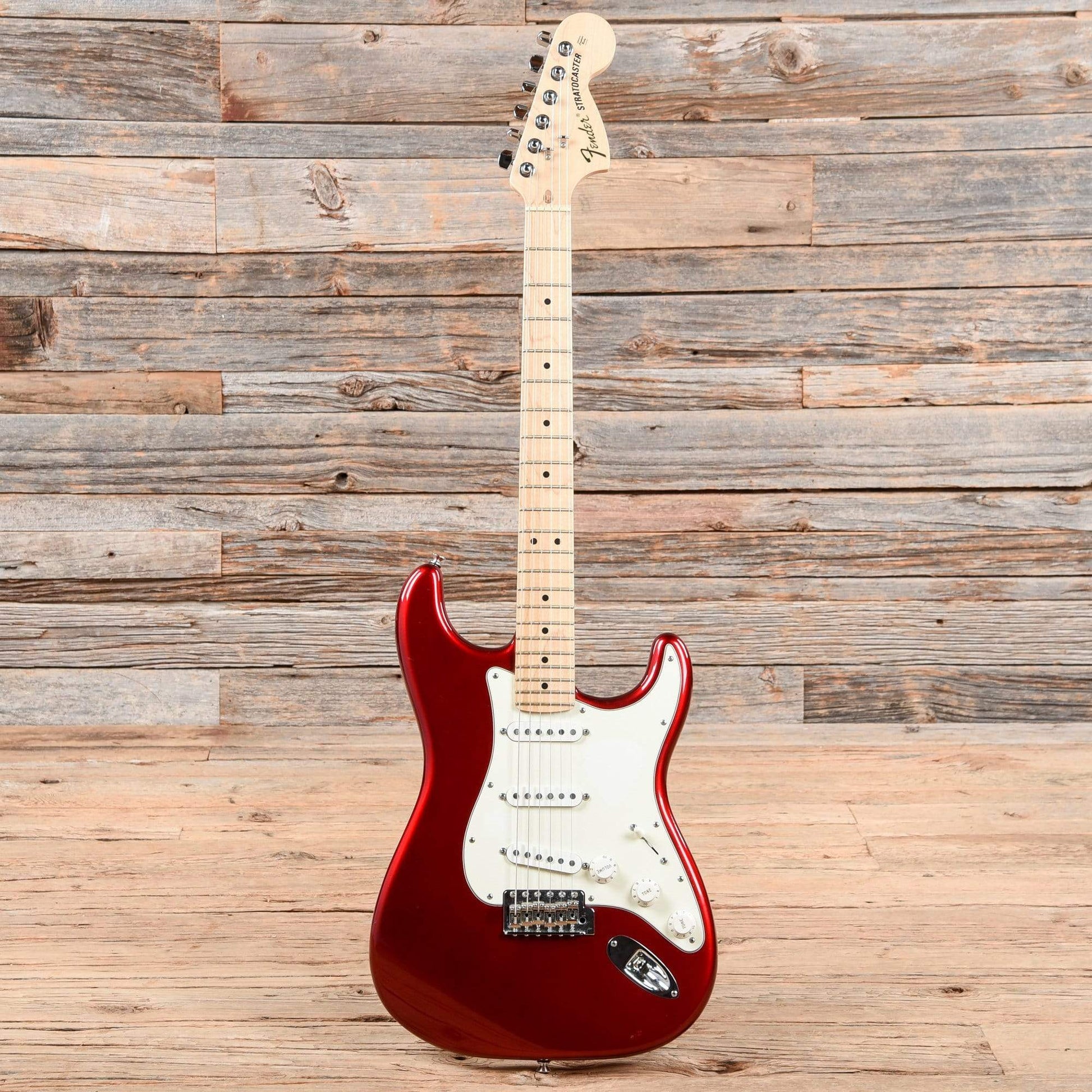 Fender American Special Stratocaster Chrome Red 2009 Electric Guitars / Solid Body