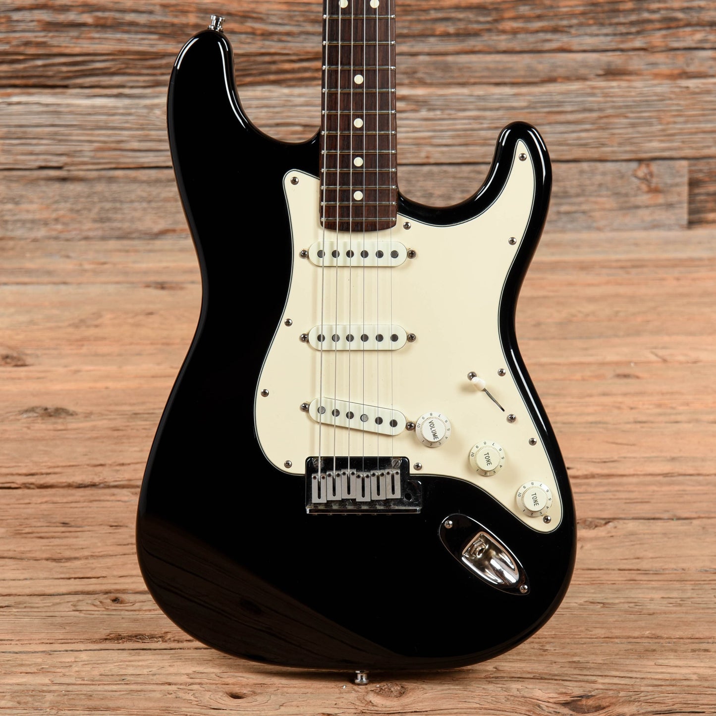 Fender American Standard Stratocaster Black 1989 Electric Guitars / Solid Body