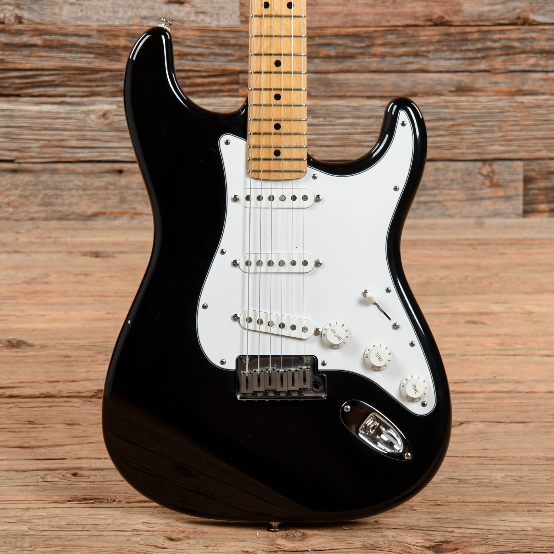 Fender American Standard Stratocaster Black 2000 Electric Guitars / Solid Body