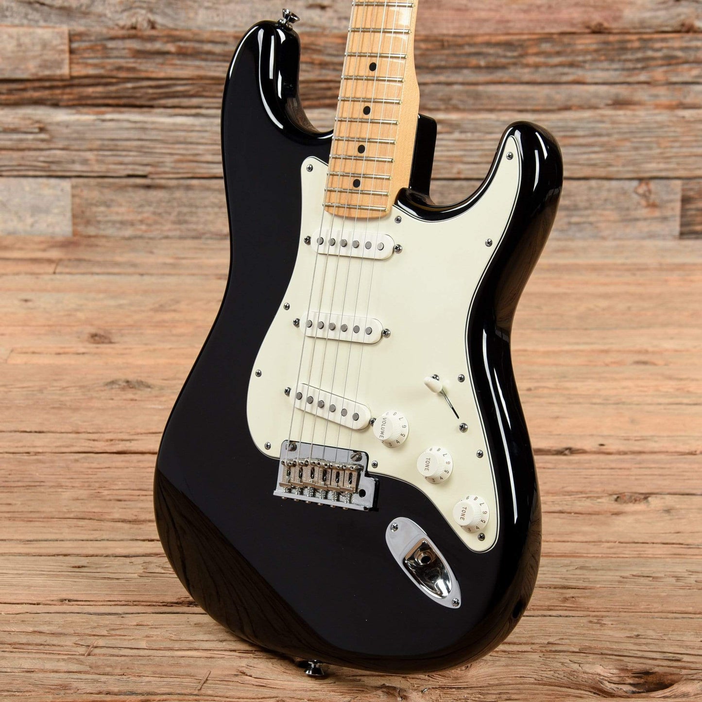 Fender American Standard Stratocaster Black 2011 Electric Guitars / Solid Body