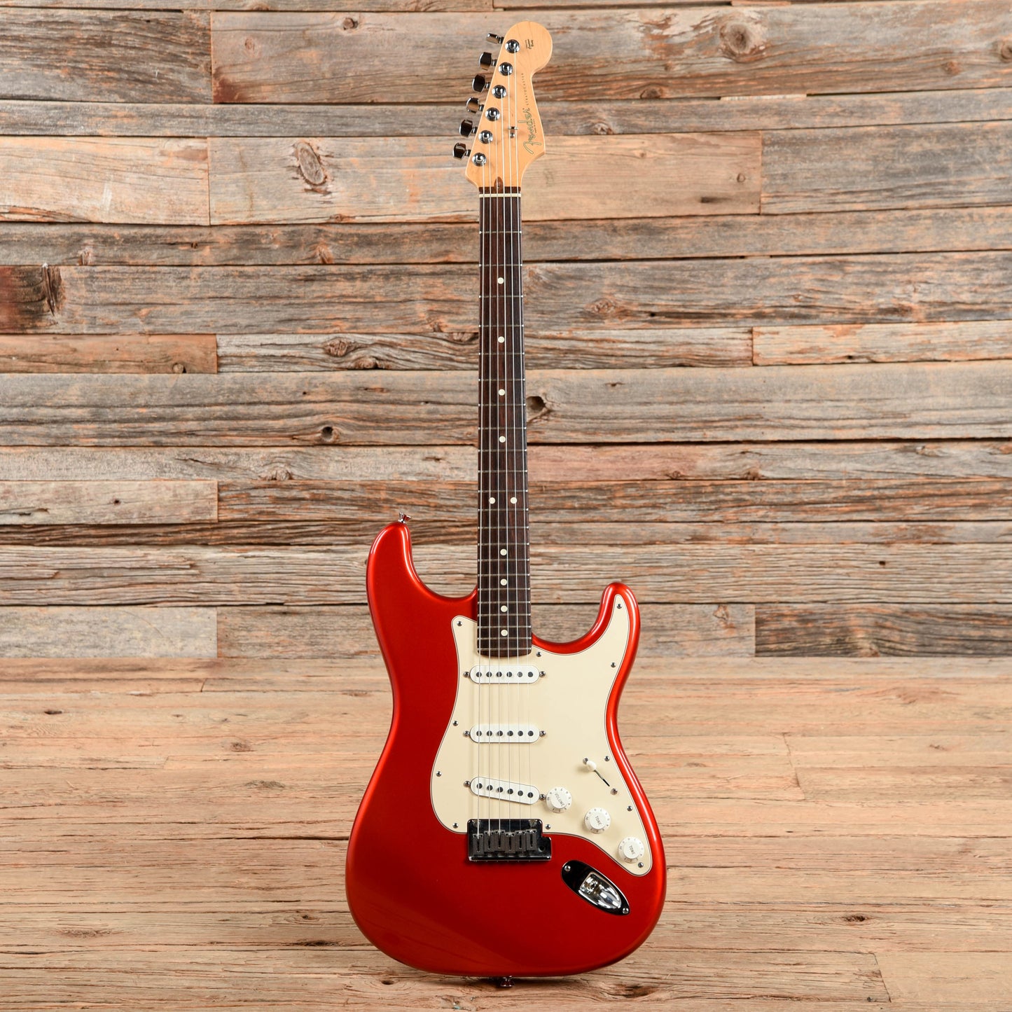 Fender American Standard Stratocaster Chrome Red 2003 Electric Guitars / Solid Body