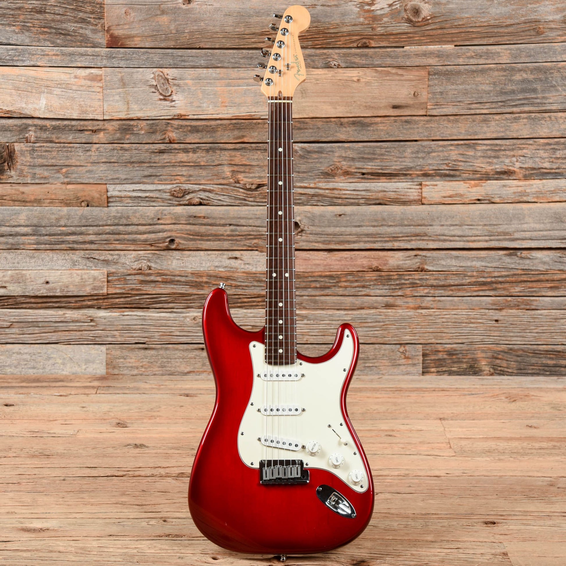 Fender American Standard Stratocaster Crimson Red Transparent 1995 Electric Guitars / Solid Body