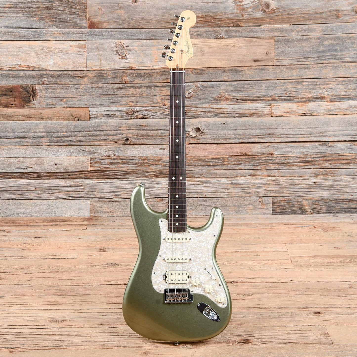 Fender American Standard Stratocaster HSS Jade Pearl Metallic 2012 Electric Guitars / Solid Body