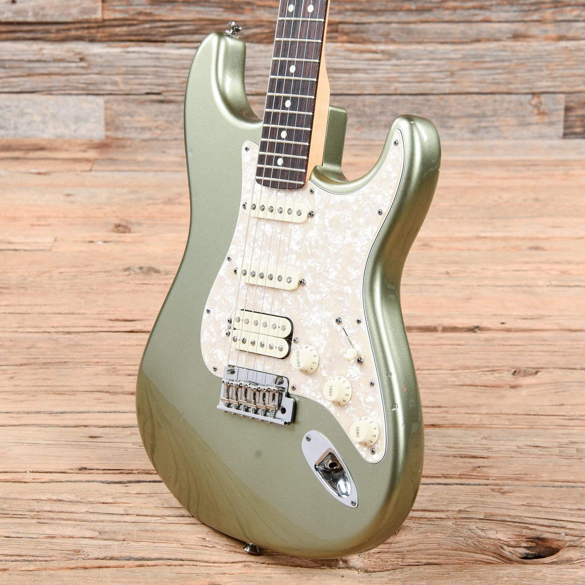 Fender American Standard Stratocaster HSS Jade Pearl Metallic 2012 Electric Guitars / Solid Body