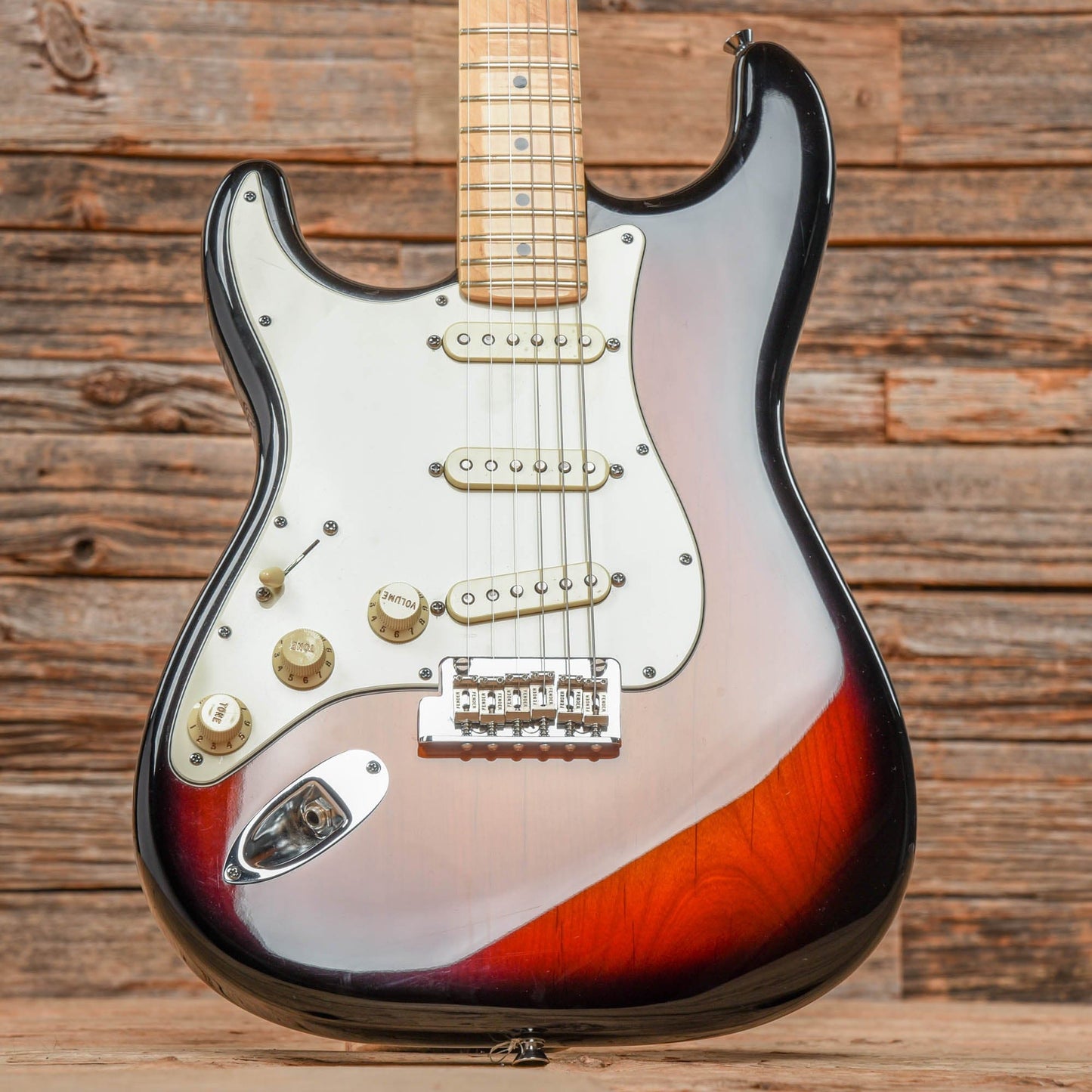 Fender American Standard Stratocaster Sunburst 2013 LEFTY Electric Guitars / Solid Body