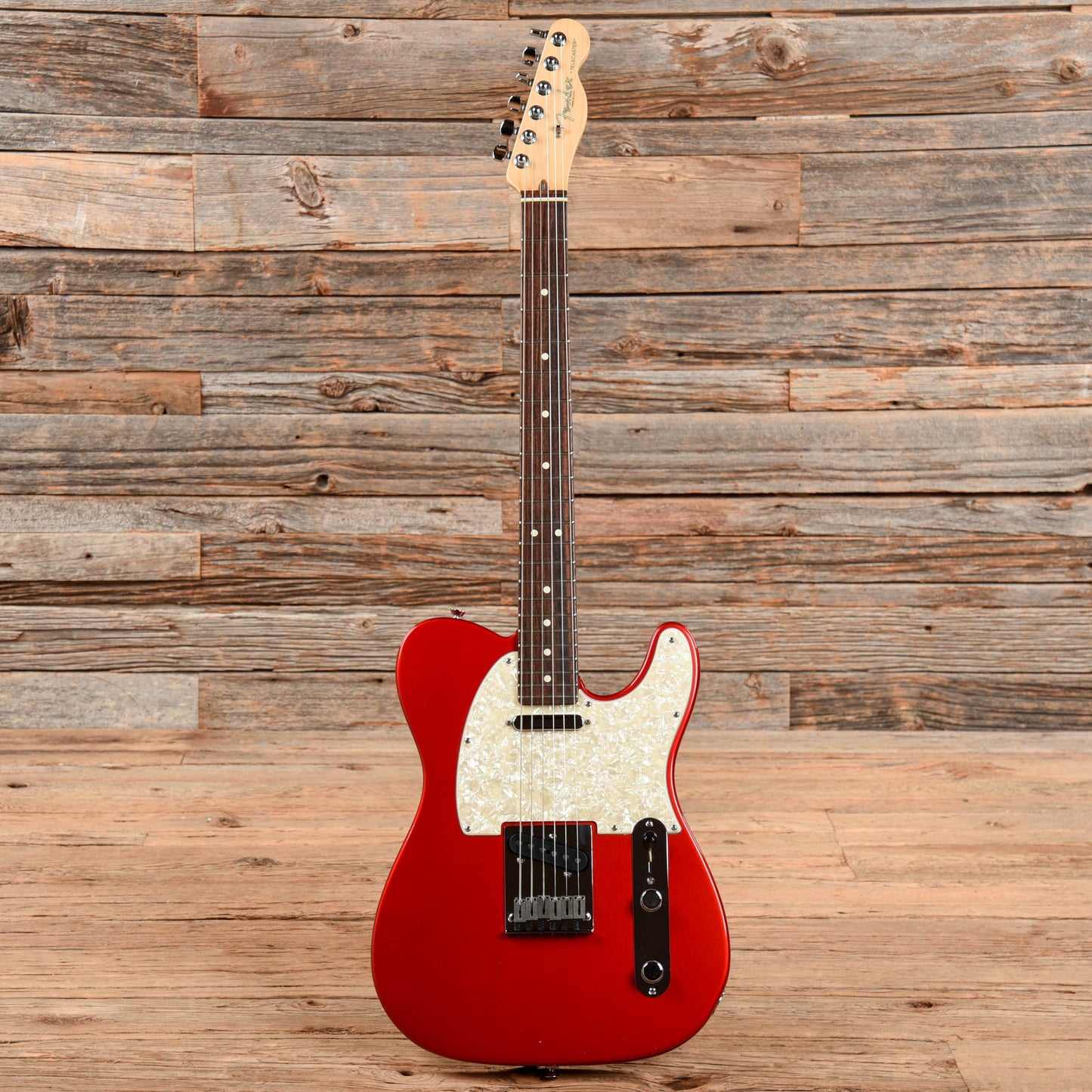 Fender American Standard Telecaster Chrome Red 2004 Electric Guitars / Solid Body