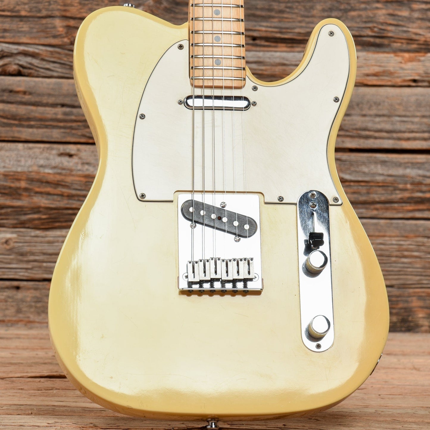 Fender American Standard Telecaster Olympic White 1989 Electric Guitars / Solid Body