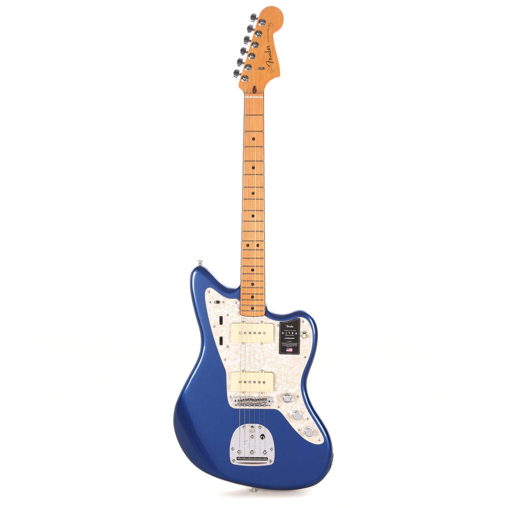 Fender American Ultra Jazzmaster Cobra Blue Electric Guitars / Solid Body