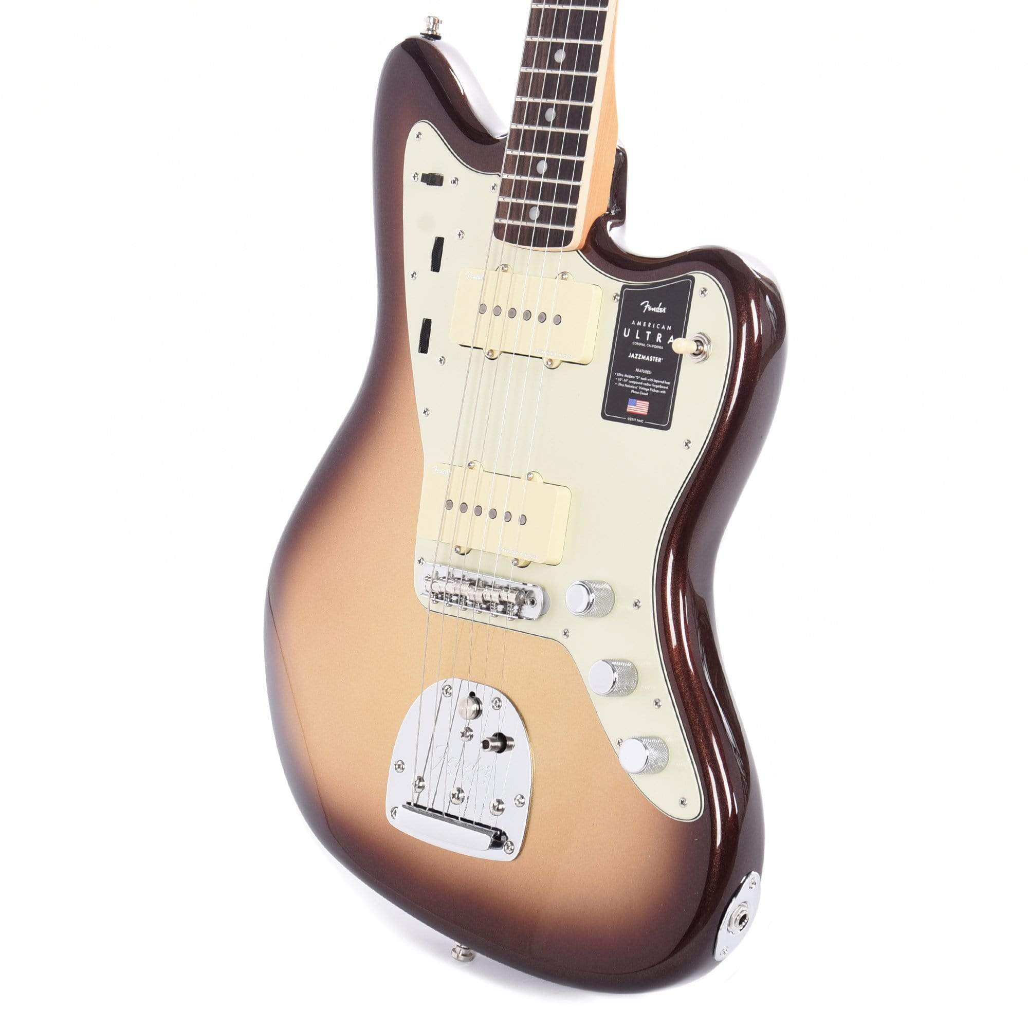 Fender American Ultra Jazzmaster Mocha Burst Electric Guitars / Solid Body