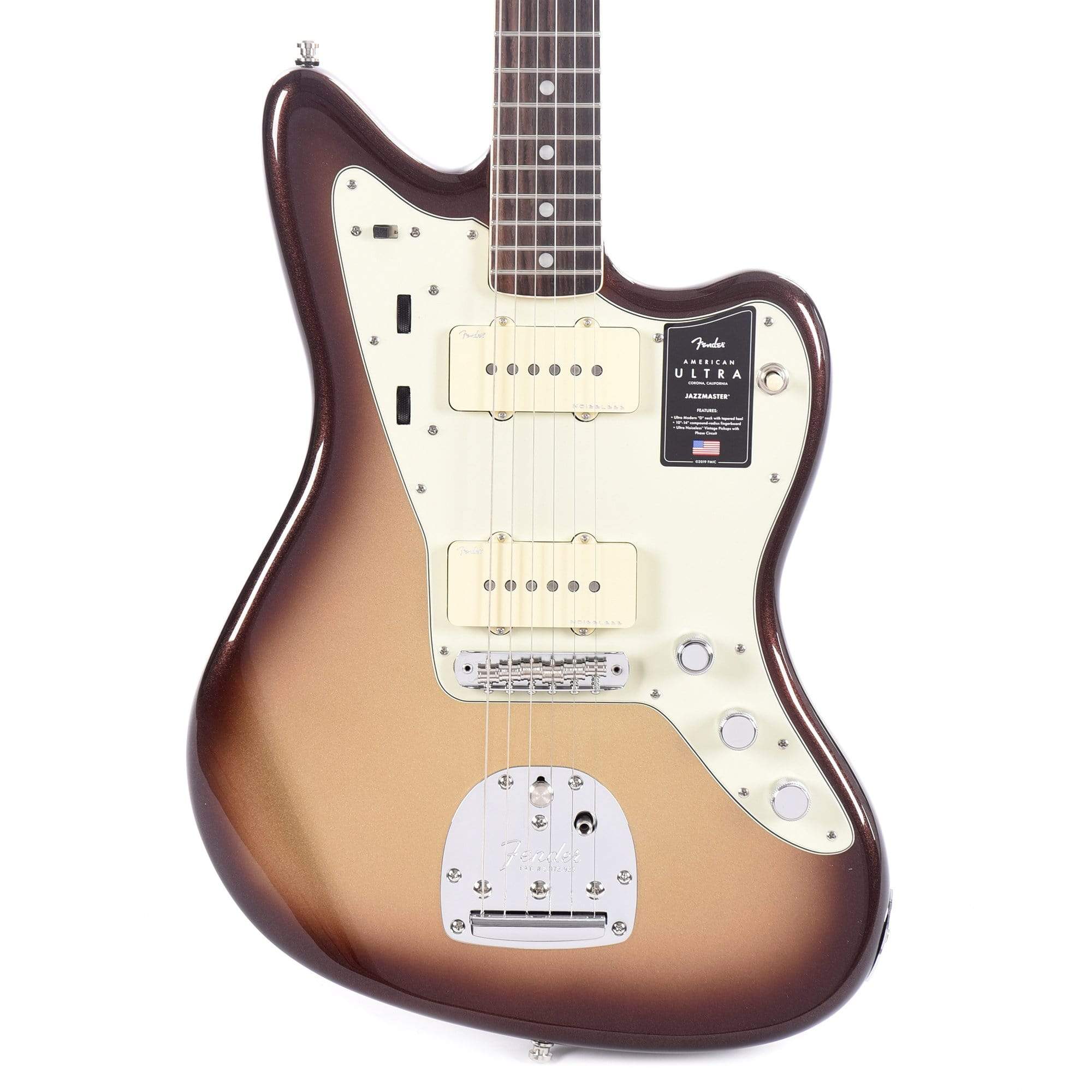 Fender American Ultra Jazzmaster Mocha Burst Electric Guitars / Solid Body