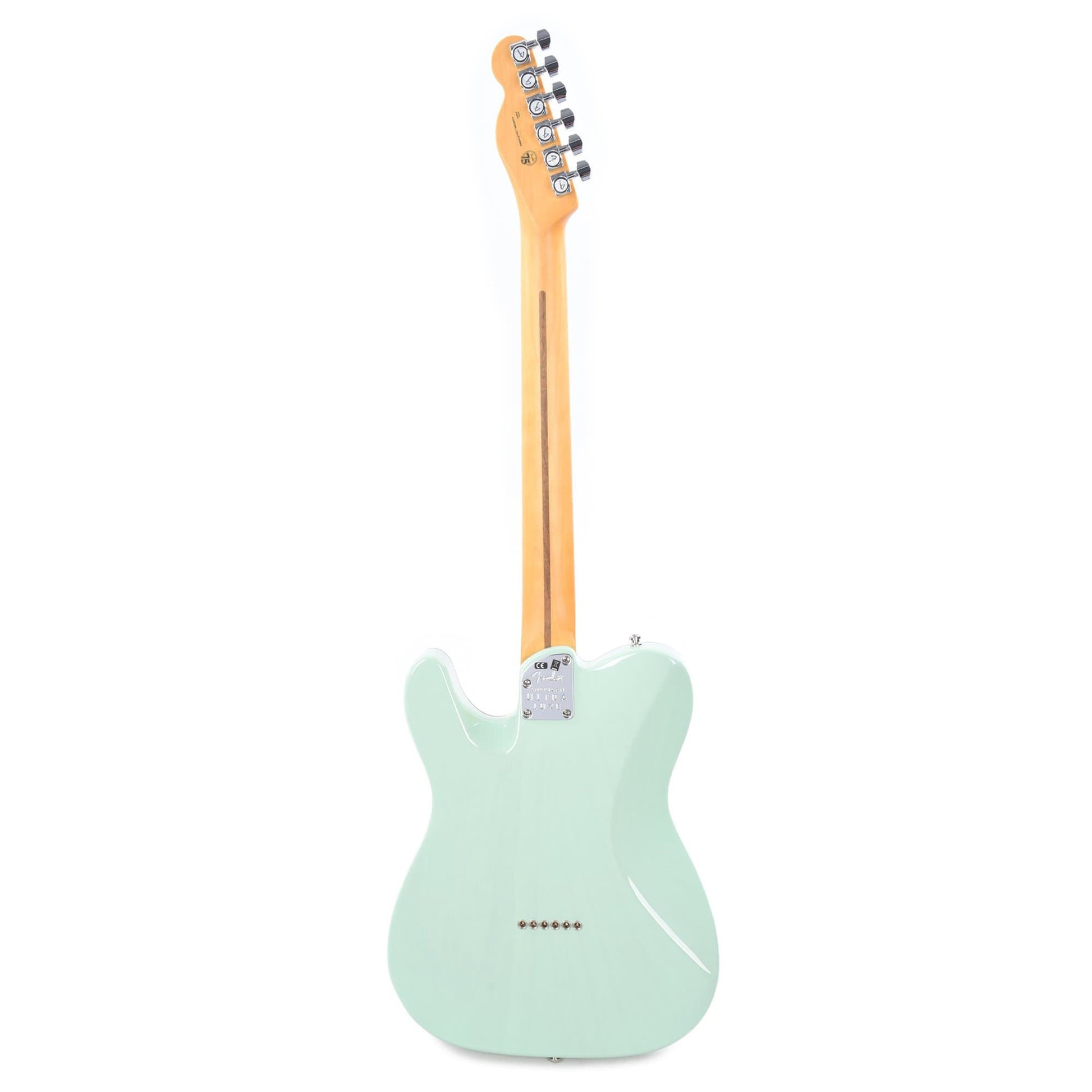 Fender American Ultra Luxe Telecaster Transparent Surf Green Electric Guitars / Solid Body