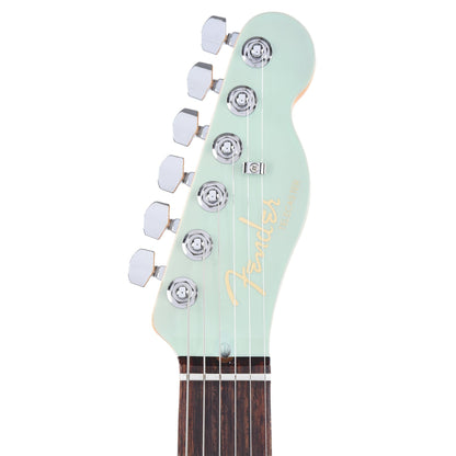 Fender American Ultra Luxe Telecaster Transparent Surf Green Electric Guitars / Solid Body