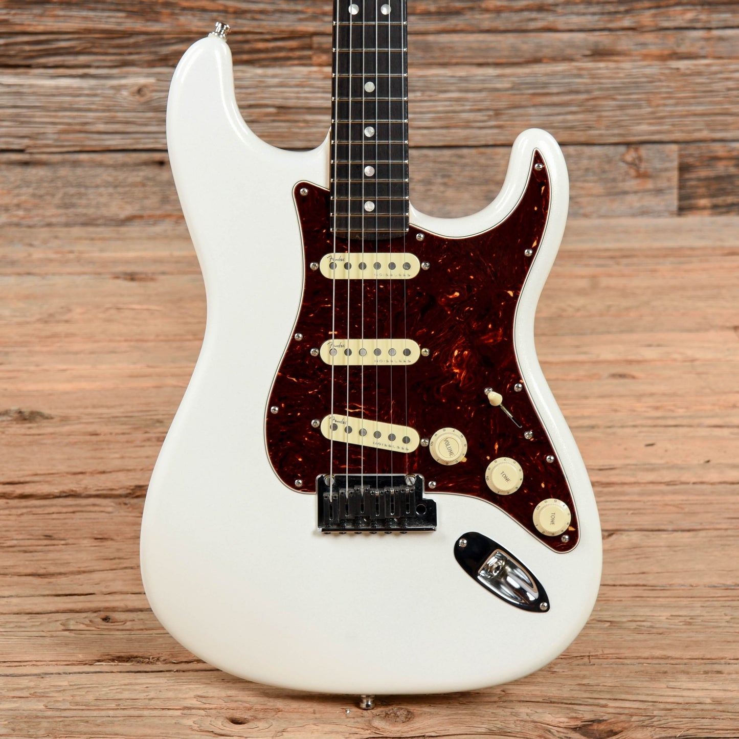 Fender American Ultra Stratocaster Arctic Pearl 2021 Electric Guitars / Solid Body