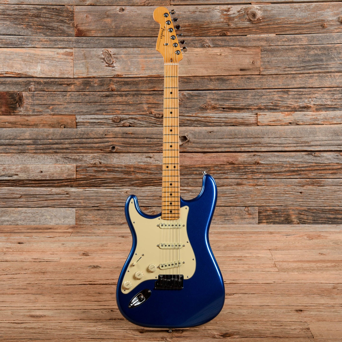 Fender American Ultra Stratocaster Cobra Blue 2021 LEFTY Electric Guitars / Solid Body