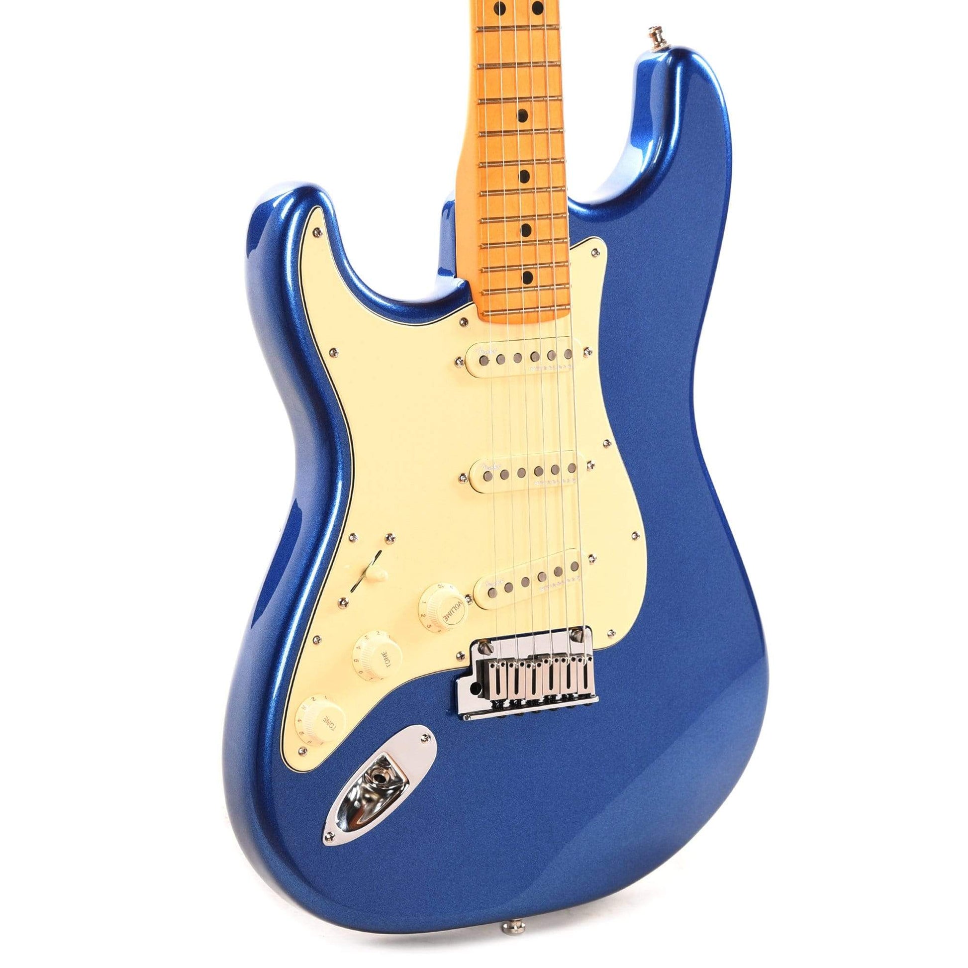 Fender American Ultra Stratocaster Cobra Blue LEFTY Electric Guitars / Solid Body