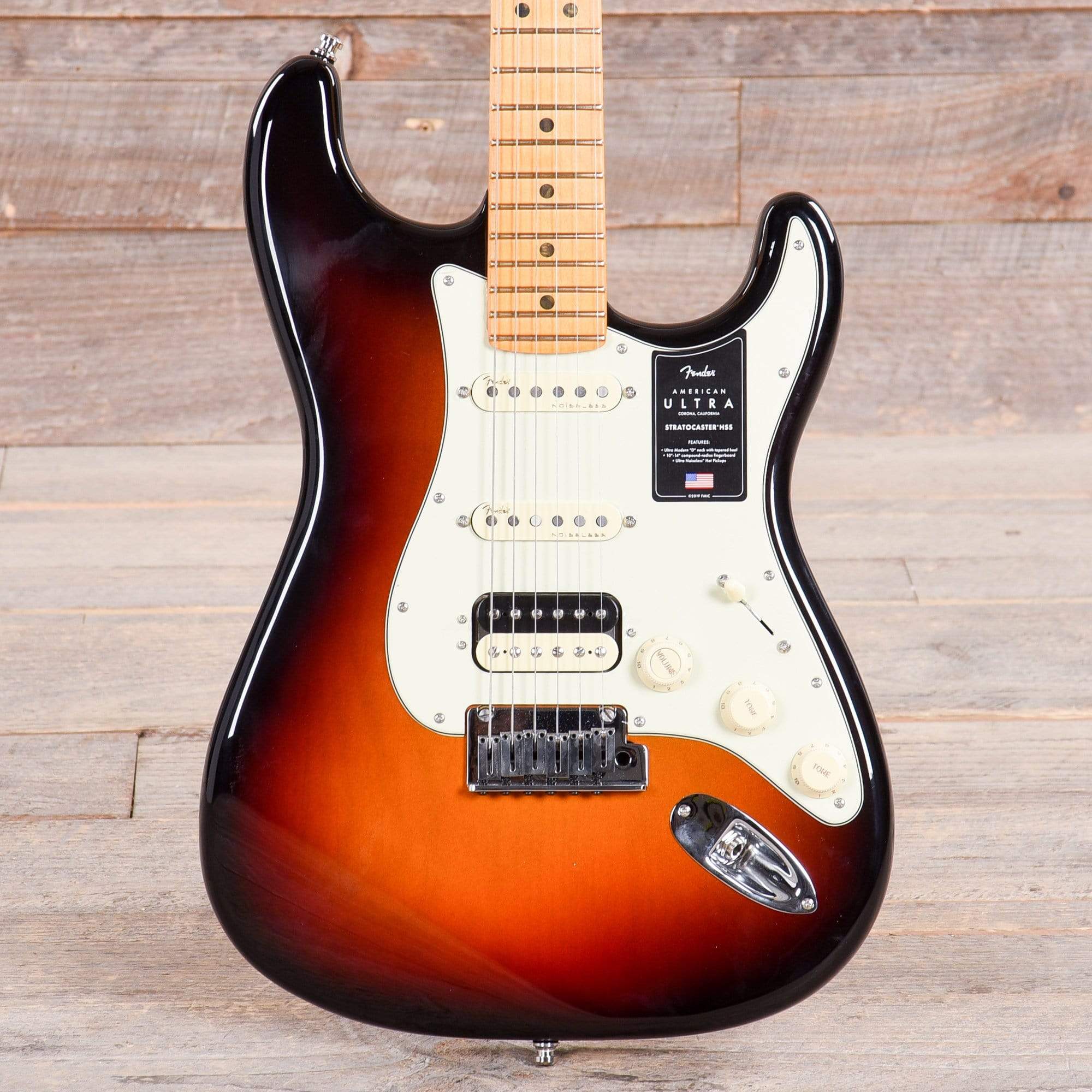 Fender American Ultra Stratocaster HSS Ultraburst Electric Guitars / Solid Body