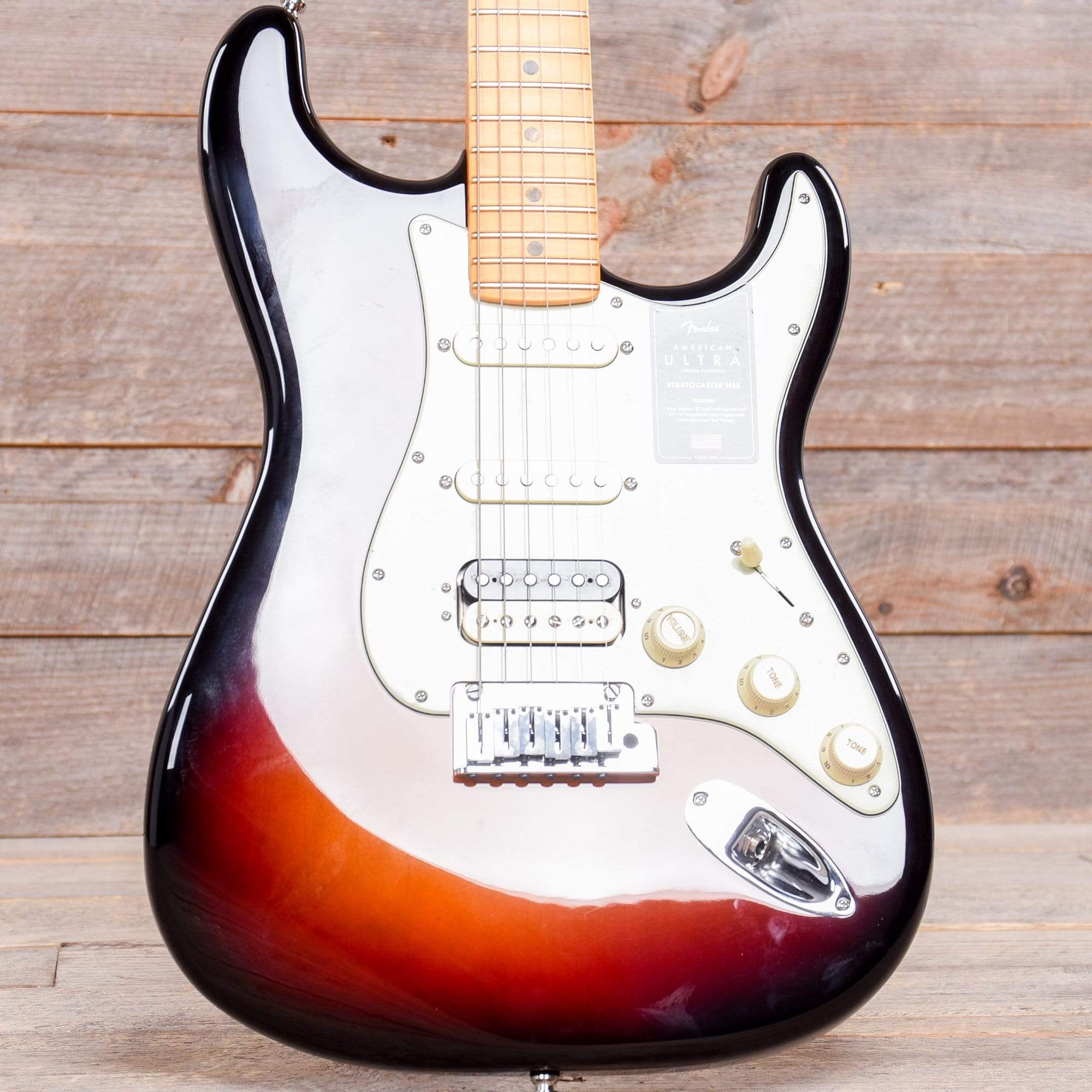 Fender American Ultra Stratocaster HSS Ultraburst Electric Guitars / Solid Body