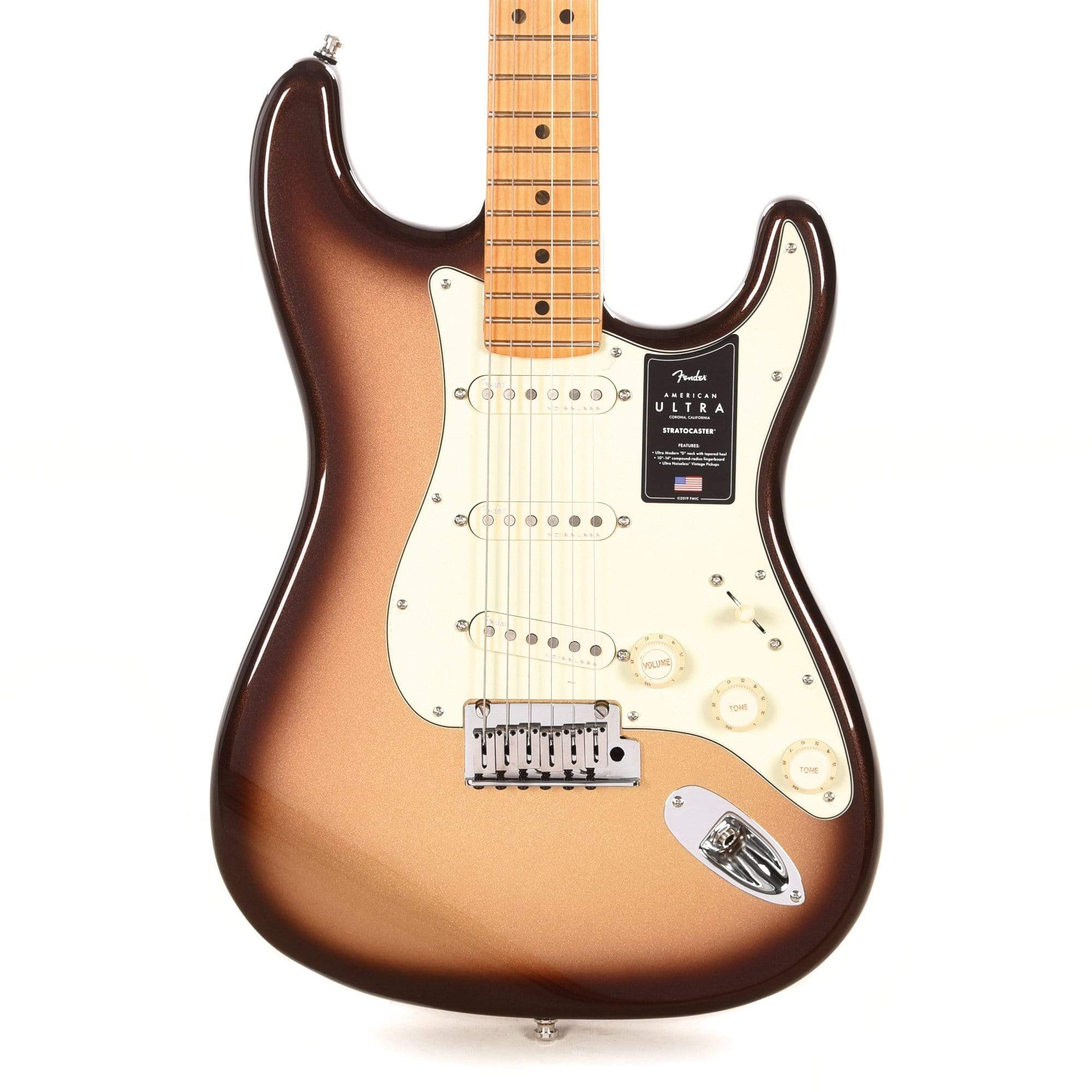 Fender American Ultra Stratocaster Mocha Burst Electric Guitars / Solid Body