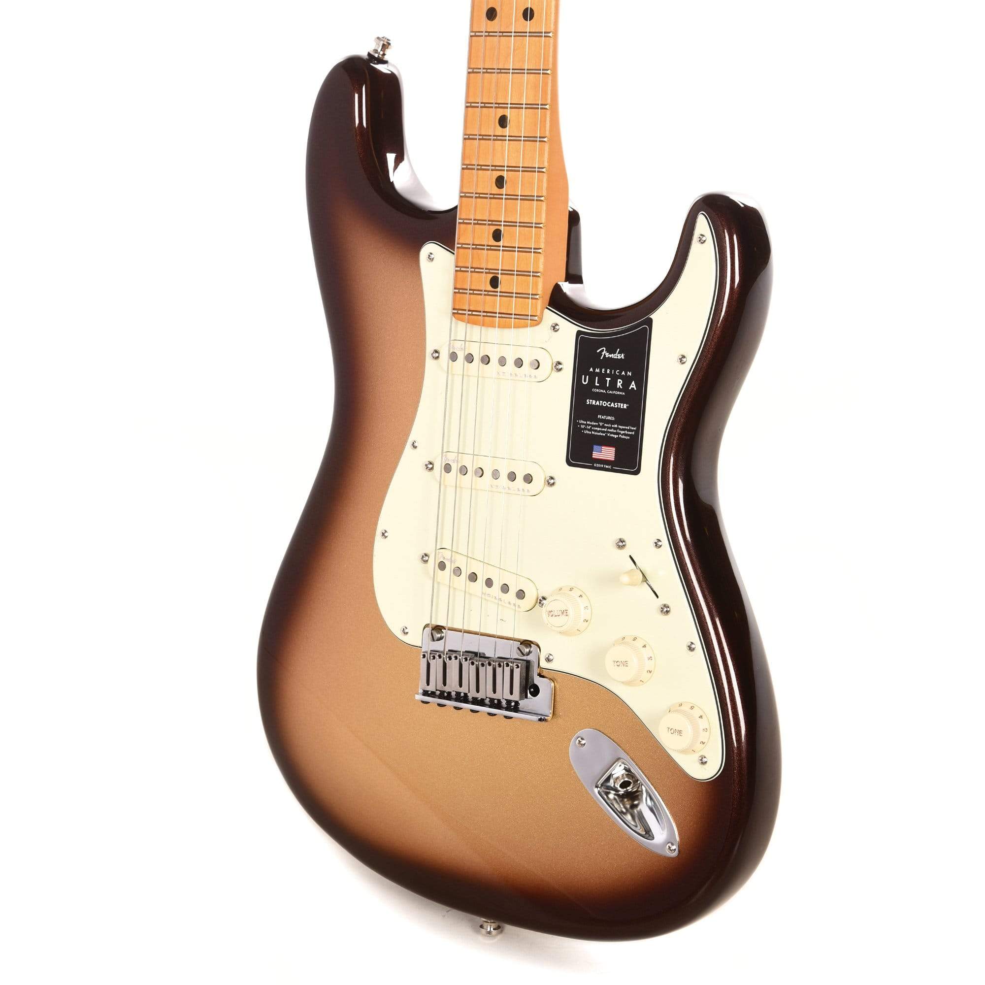 Fender American Ultra Stratocaster Mocha Burst Electric Guitars / Solid Body