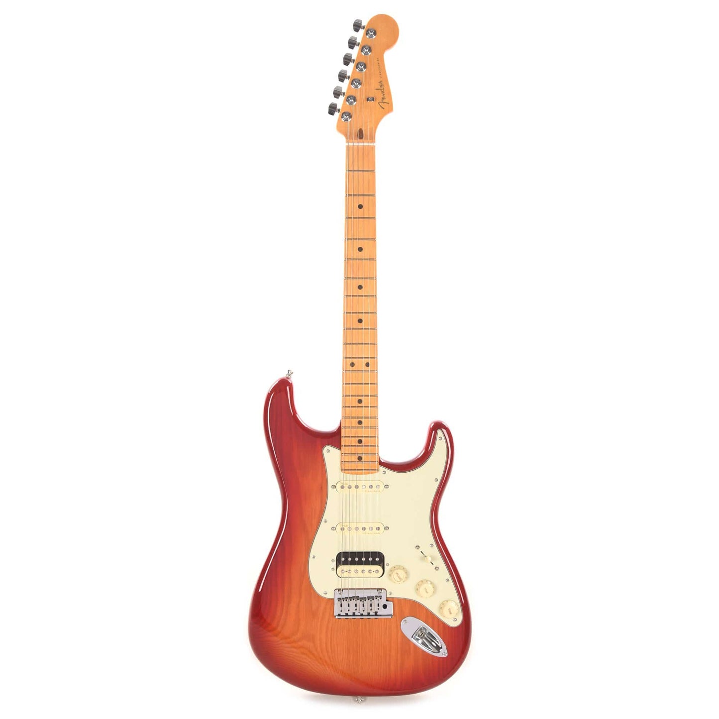 Fender American Ultra Stratocaster Plasma Red Burst Electric Guitars / Solid Body