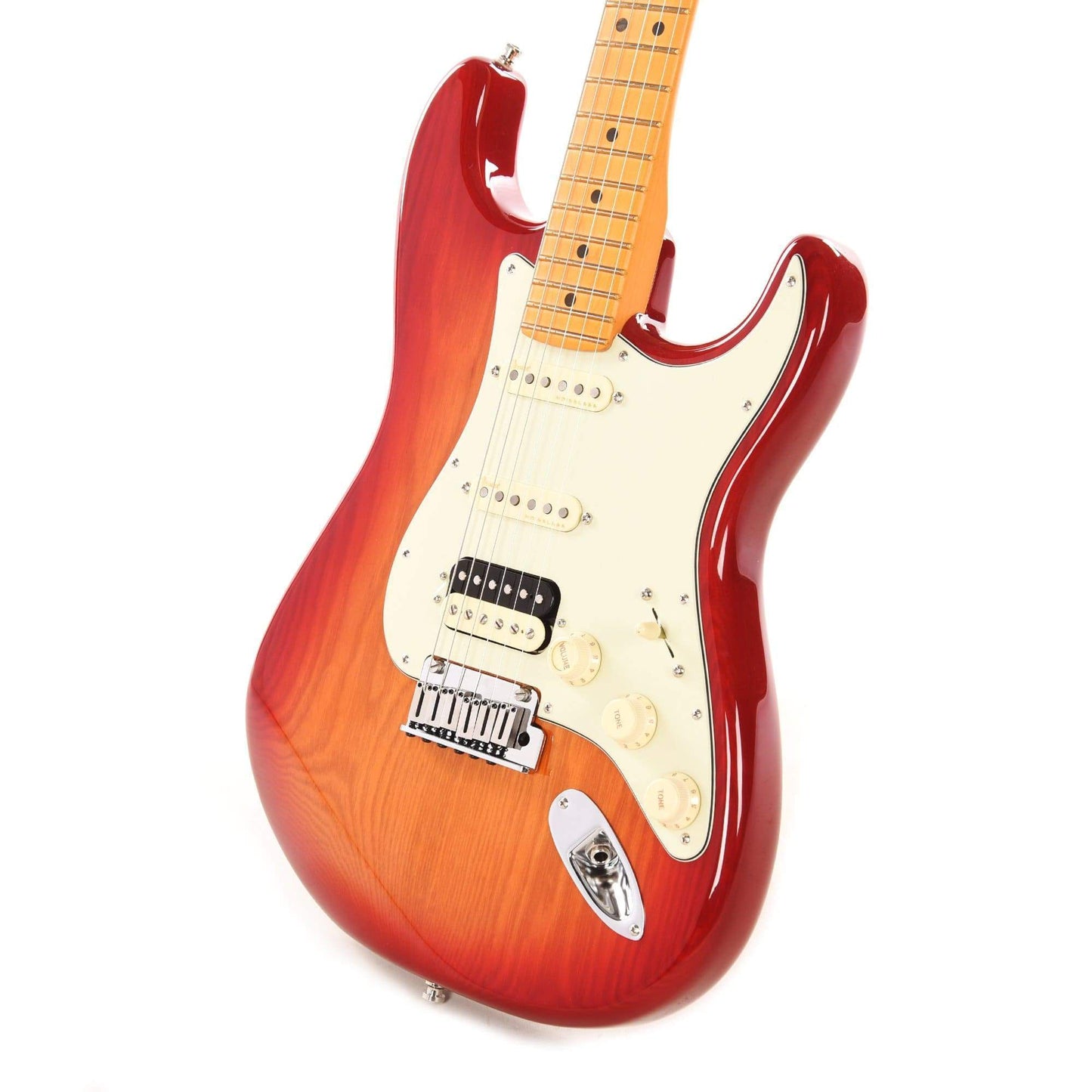 Fender American Ultra Stratocaster Plasma Red Burst Electric Guitars / Solid Body