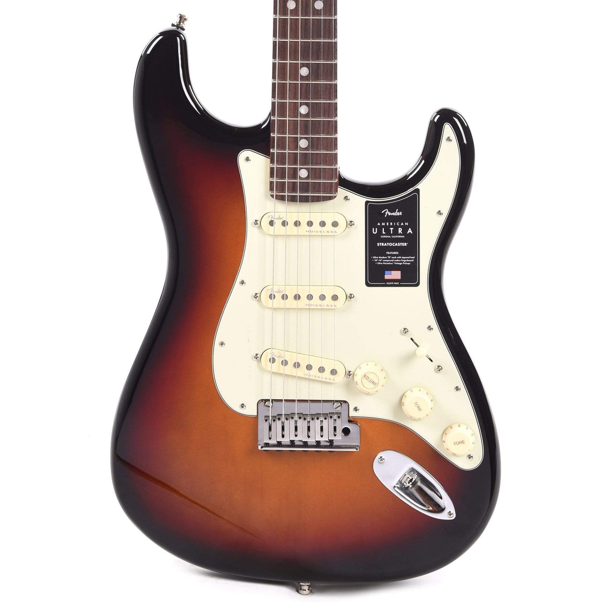 Fender American Ultra Stratocaster Ultraburst Electric Guitars / Solid Body