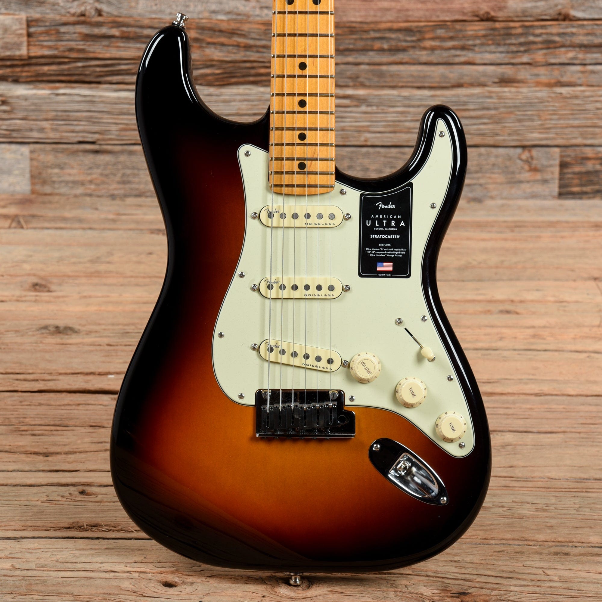 Fender American Ultra Stratocaster Ultraburst Electric Guitars / Solid Body