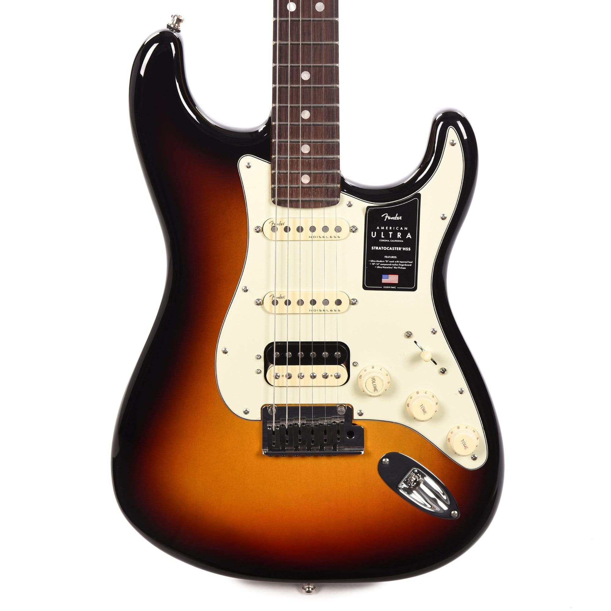 Fender American Ultra Stratocaster Ultraburst Electric Guitars / Solid Body