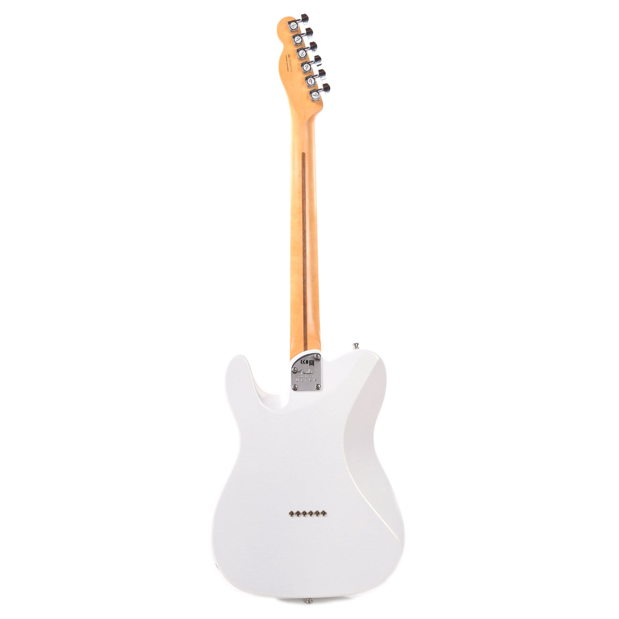 Fender American Ultra Telecaster Arctic Pearl Electric Guitars / Solid Body