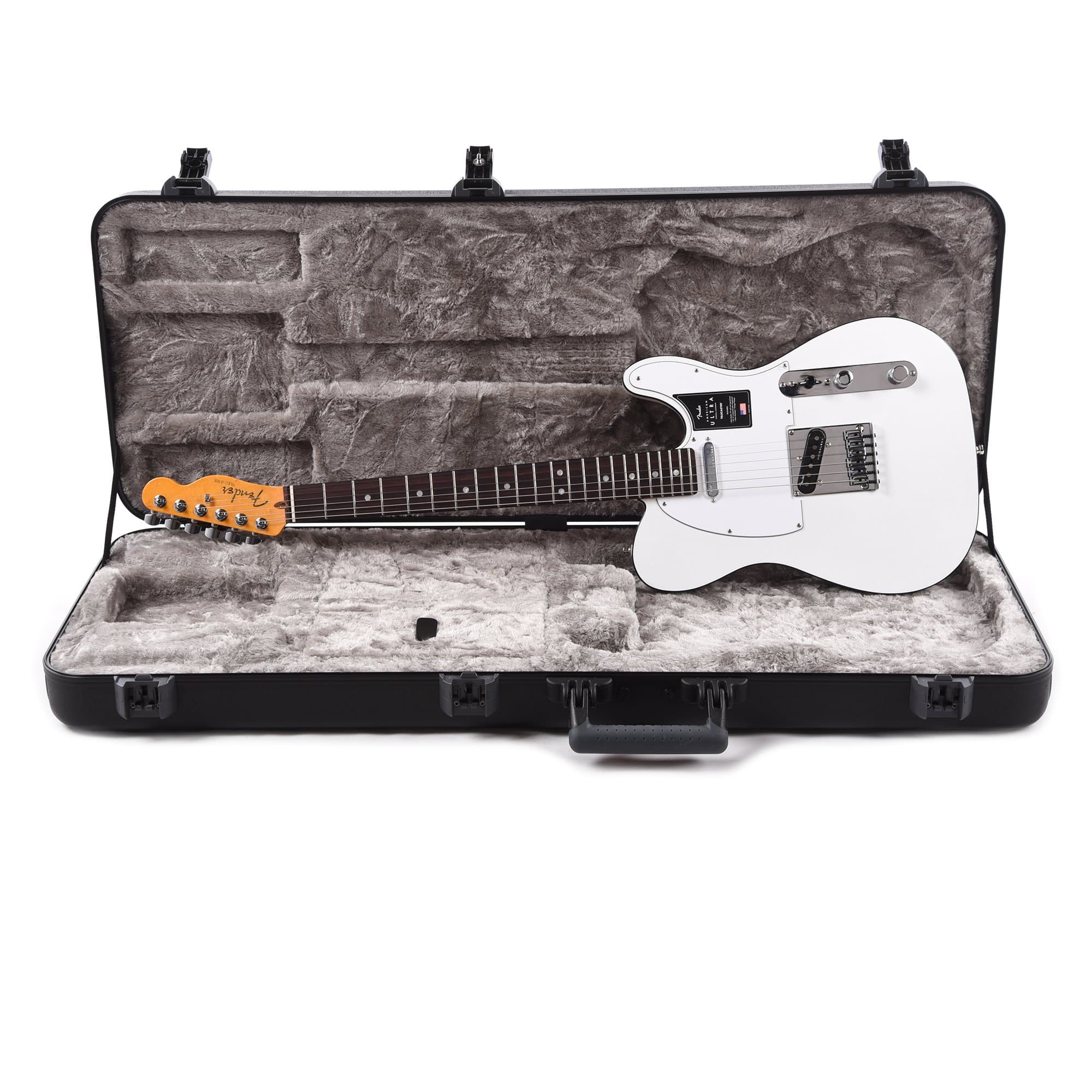 Fender American Ultra Telecaster Arctic Pearl Electric Guitars / Solid Body